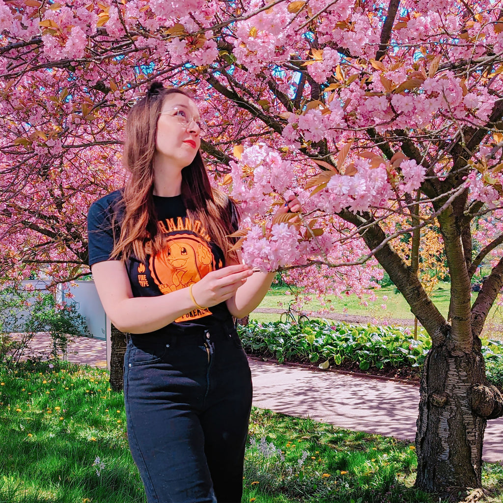 Product image Pokemon - Charmander College T-Shirt Black