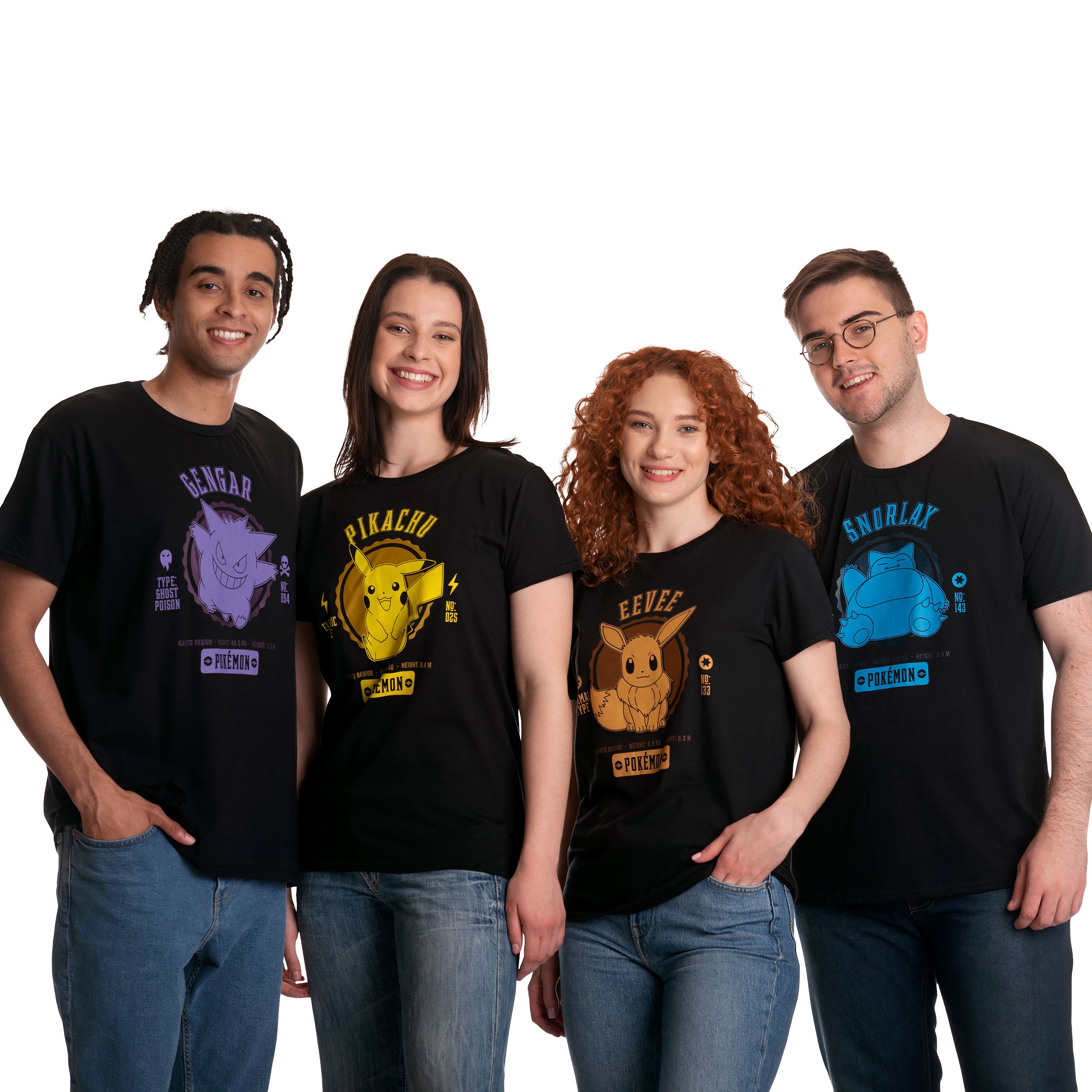 Product image Pokemon - Pikachu College T-Shirt Black