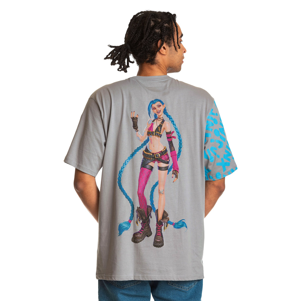 Product image League of Legends - Jinx Character T-Shirt grey
