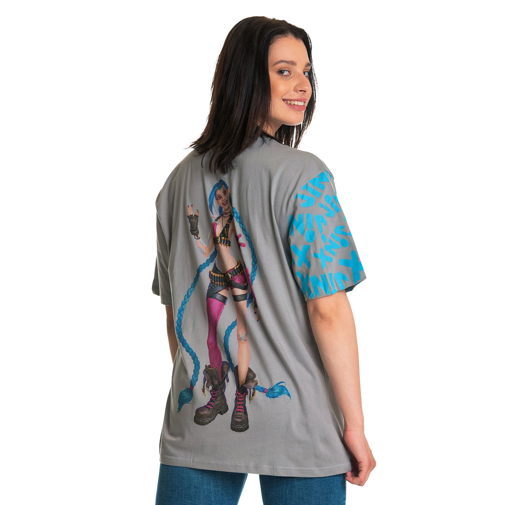 Product image League of Legends - Jinx Character T-Shirt grey