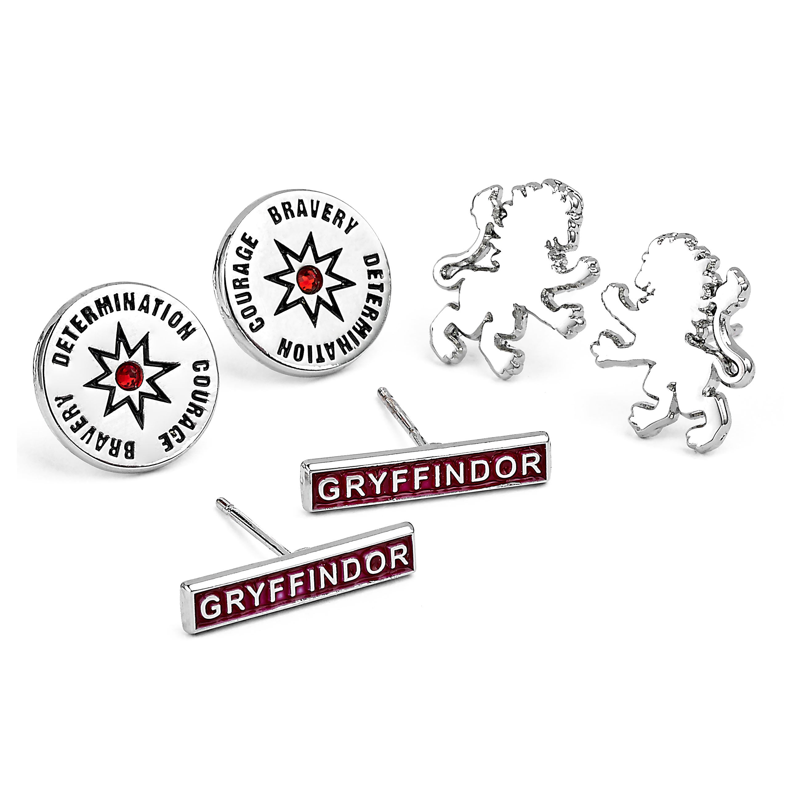 Product image Harry Potter - Gryffindor Earrings 3-Piece Set
