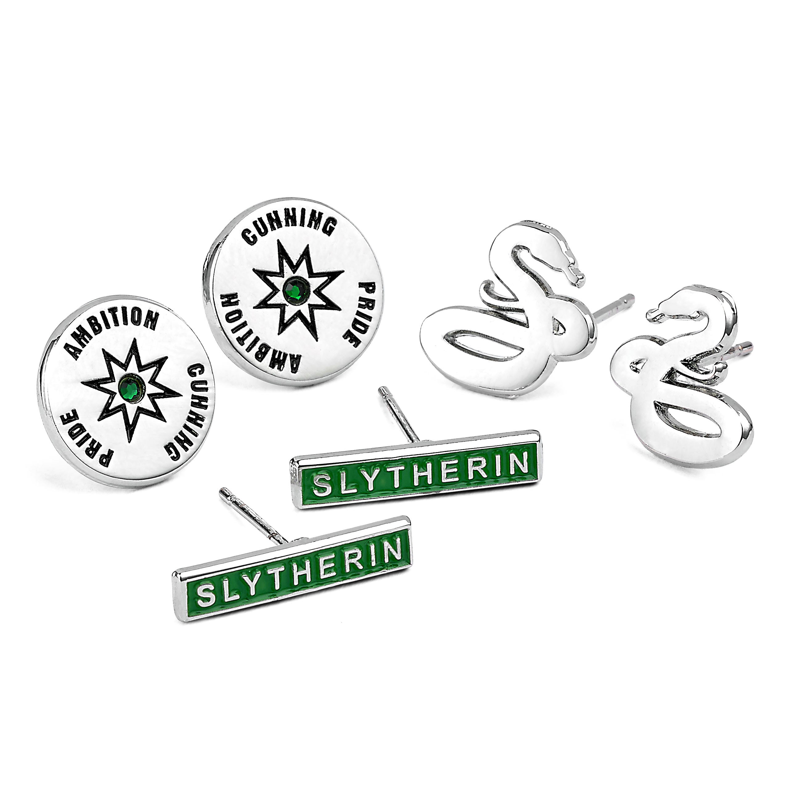 Product image Harry Potter - Slytherin Earrings 3 Piece Set
