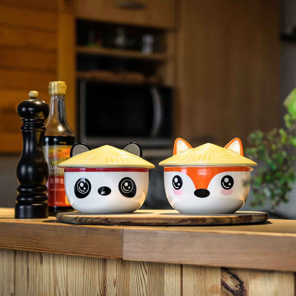 Product image Panda Kawaii Bowl with Lid for Anime Fans