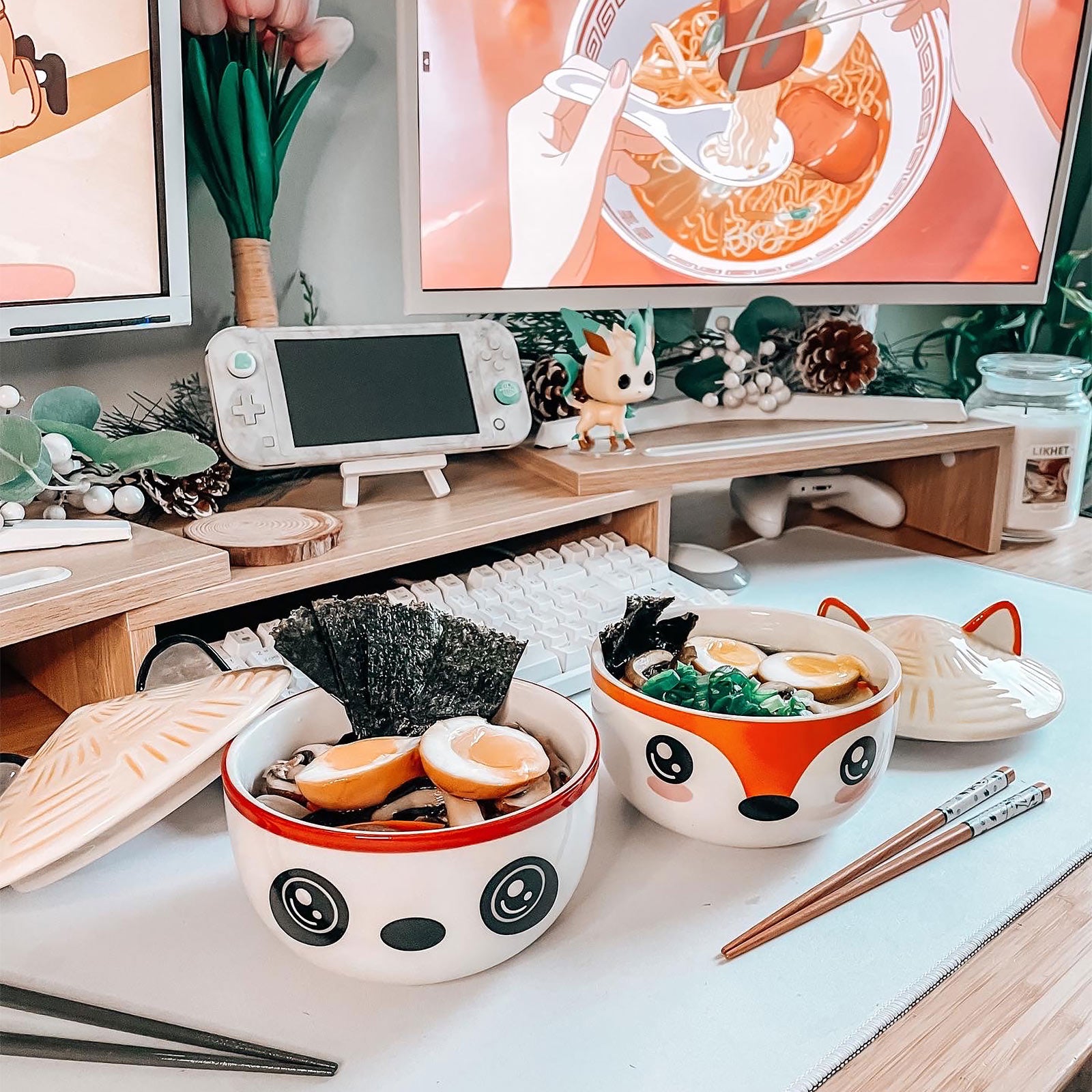 Product image Panda Kawaii Bowl with Lid for Anime Fans