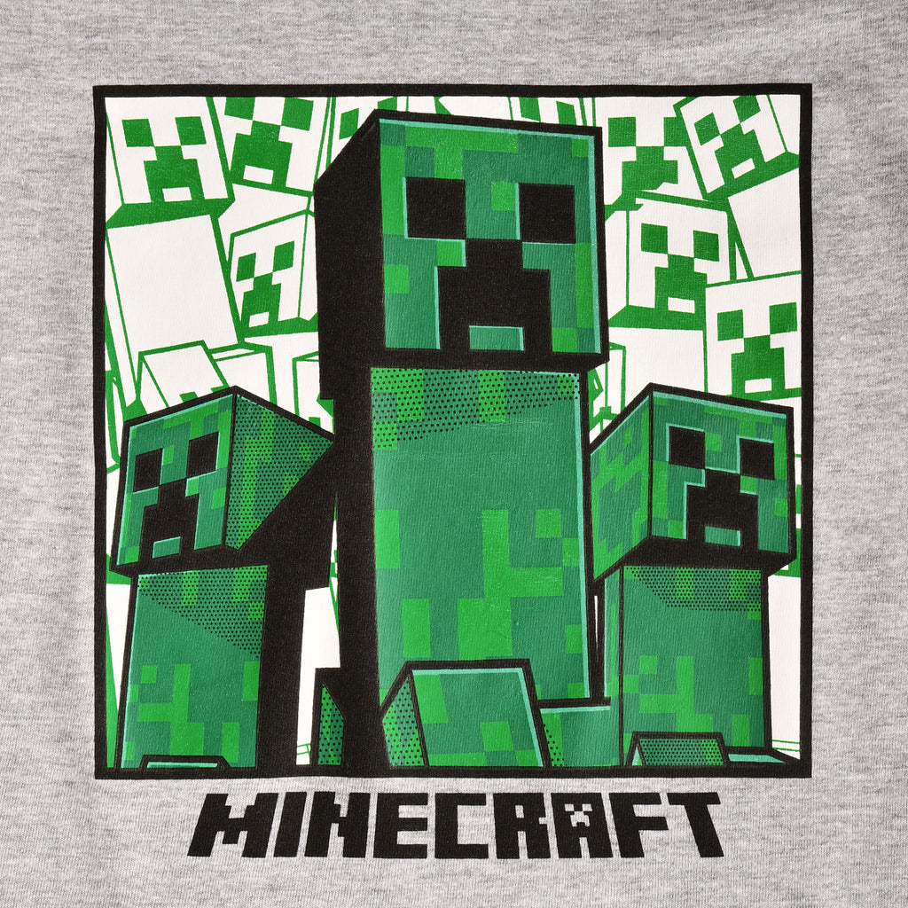 Product image Minecraft - Creeper Kids T-Shirt Grey