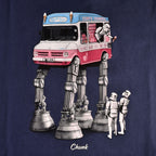 Product image Walking Ice Cream T-Shirt for Star Wars Fans blue