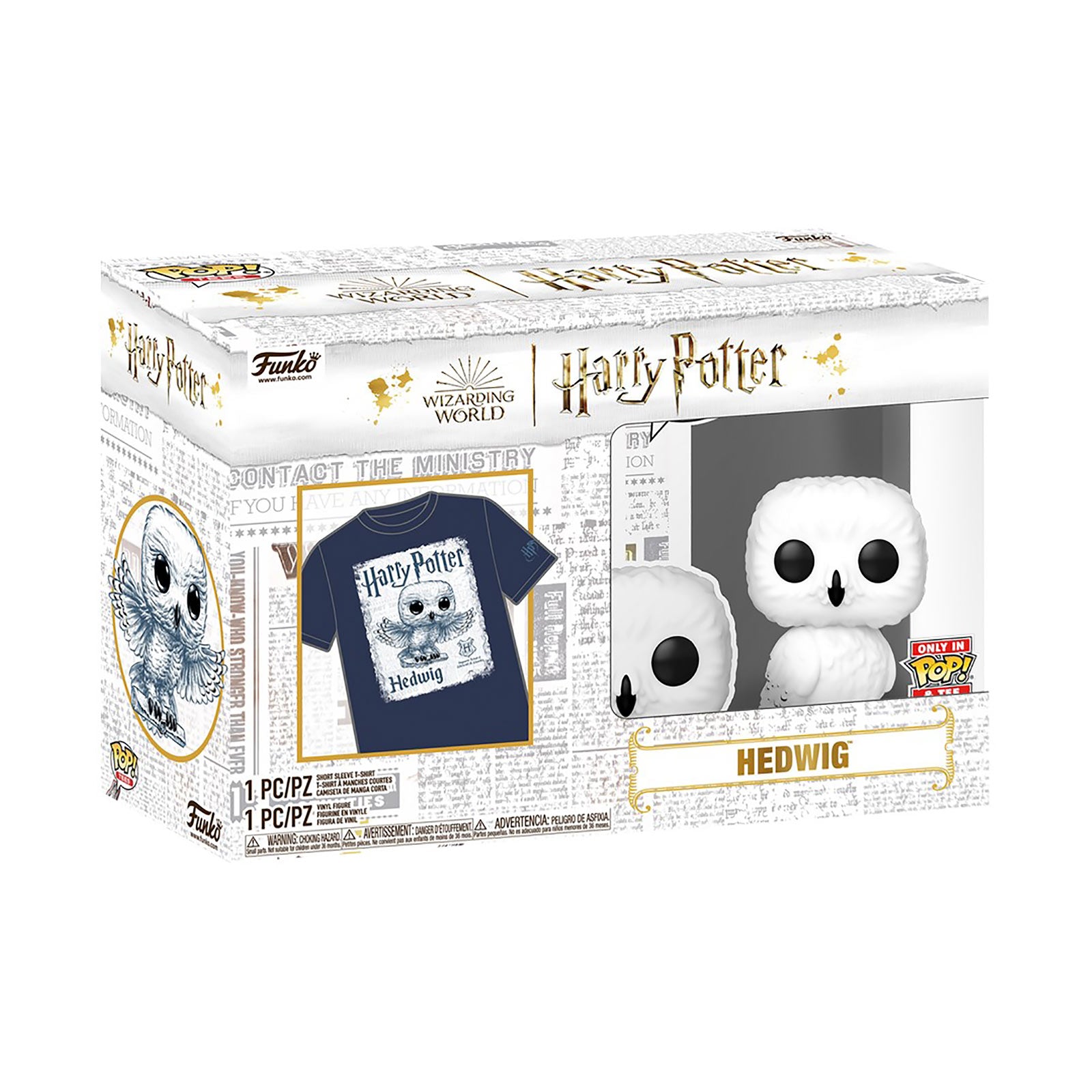 Product image Harry Potter - Hedwig T-Shirt with Funko Pop Figure