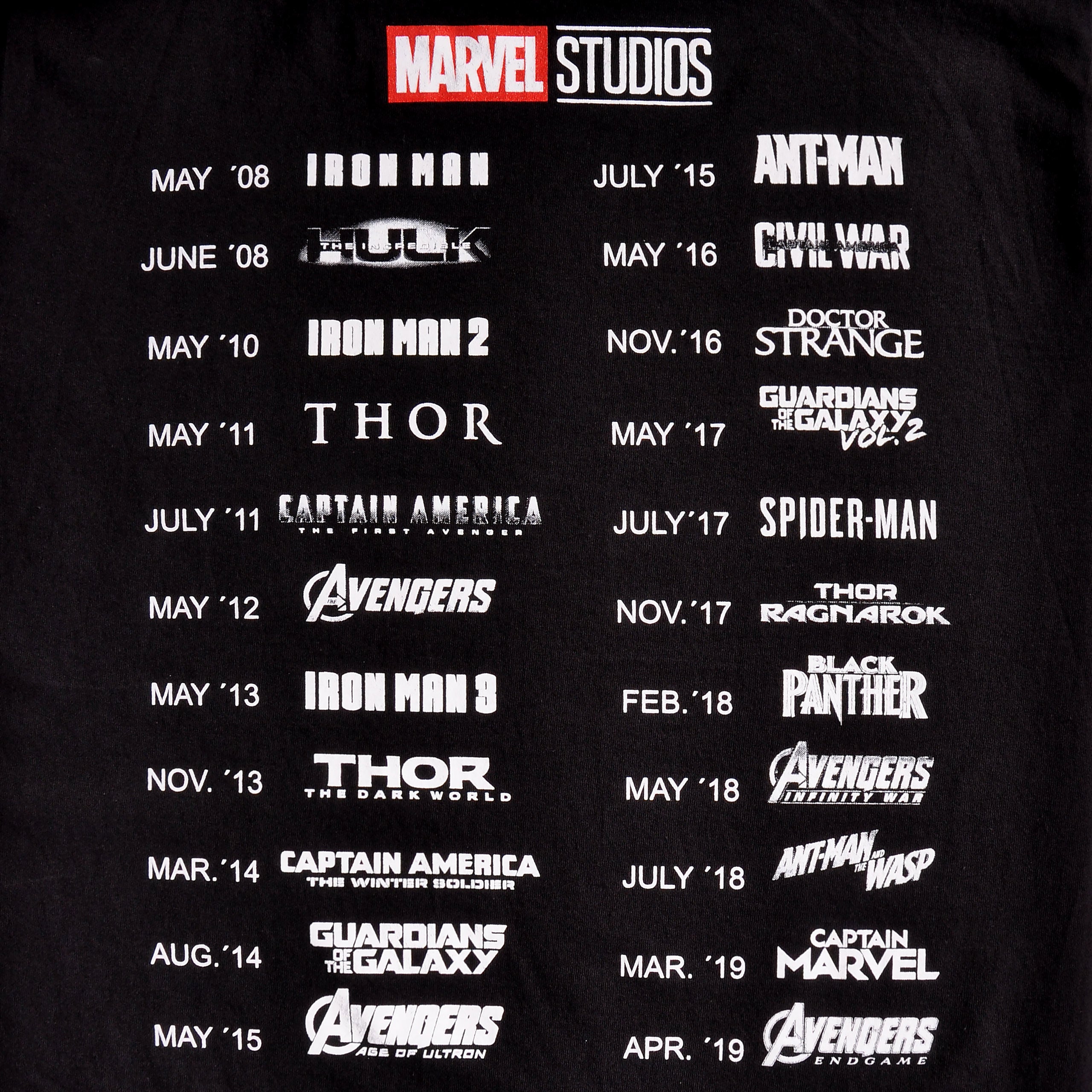 Product image Marvel - More Than A Fan T-Shirt black