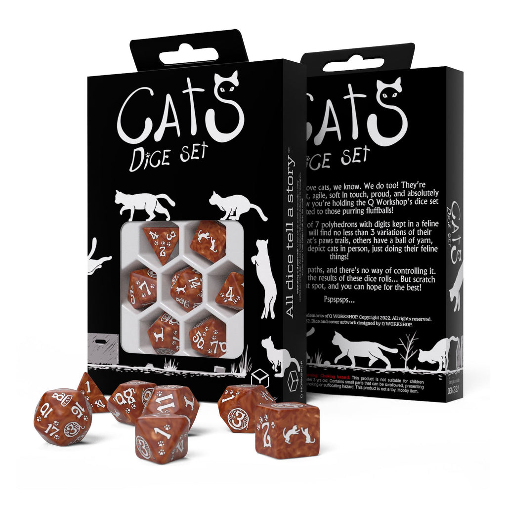 Product image Cats - Muffin RPG Dice Set 7pcs