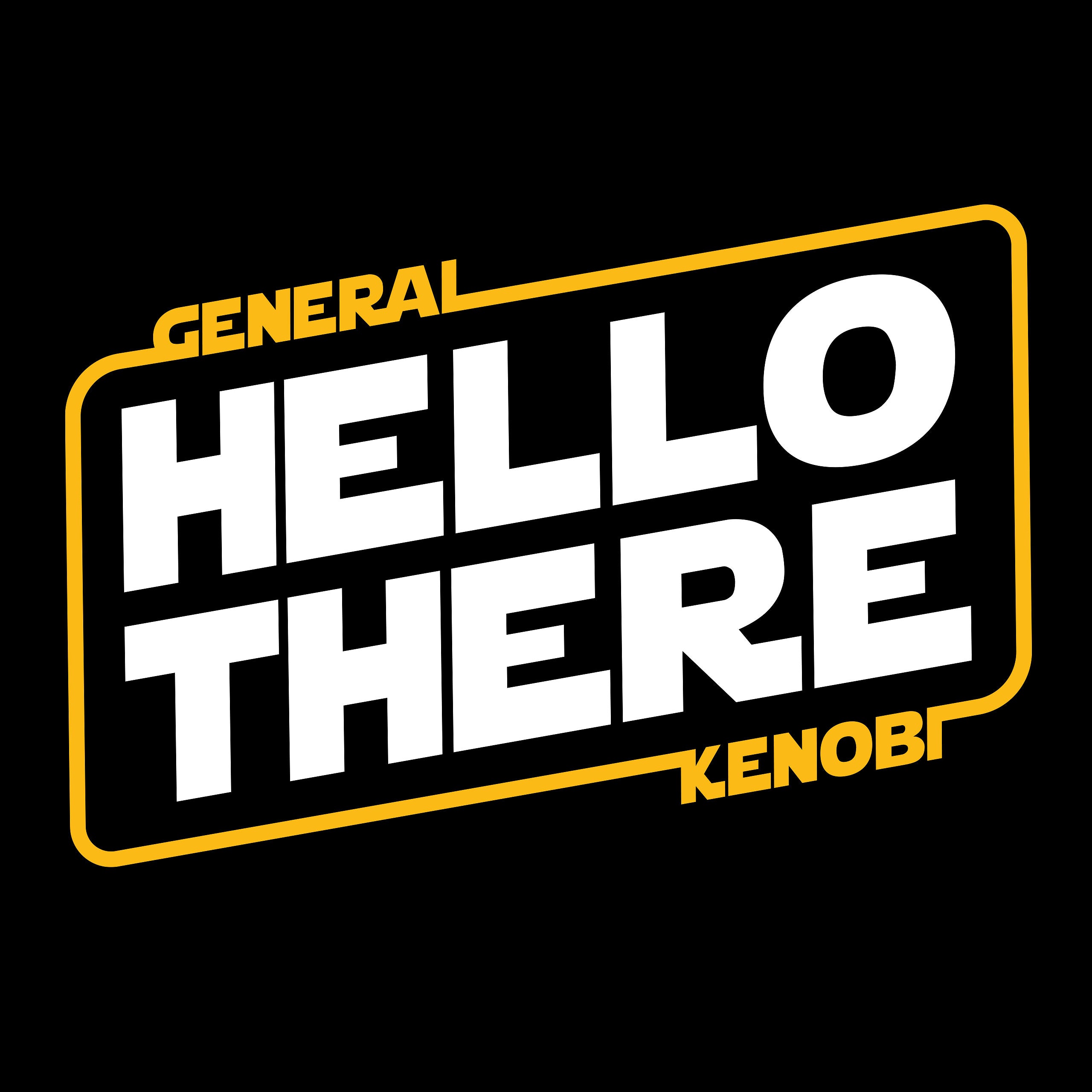 Product image General Kenobi Hello There T-Shirt for Star Wars Fans Black