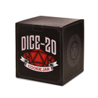 Product image D20 Dice Cookie Jar for Pen & Paper Fans