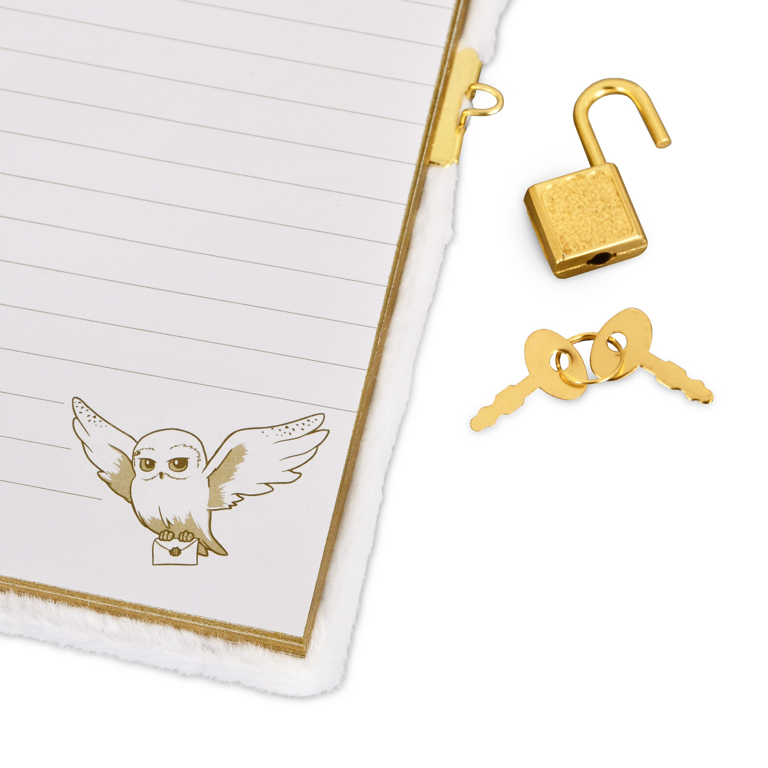 Product image Harry Potter - Hedwig Plush Notebook A5 with Lock