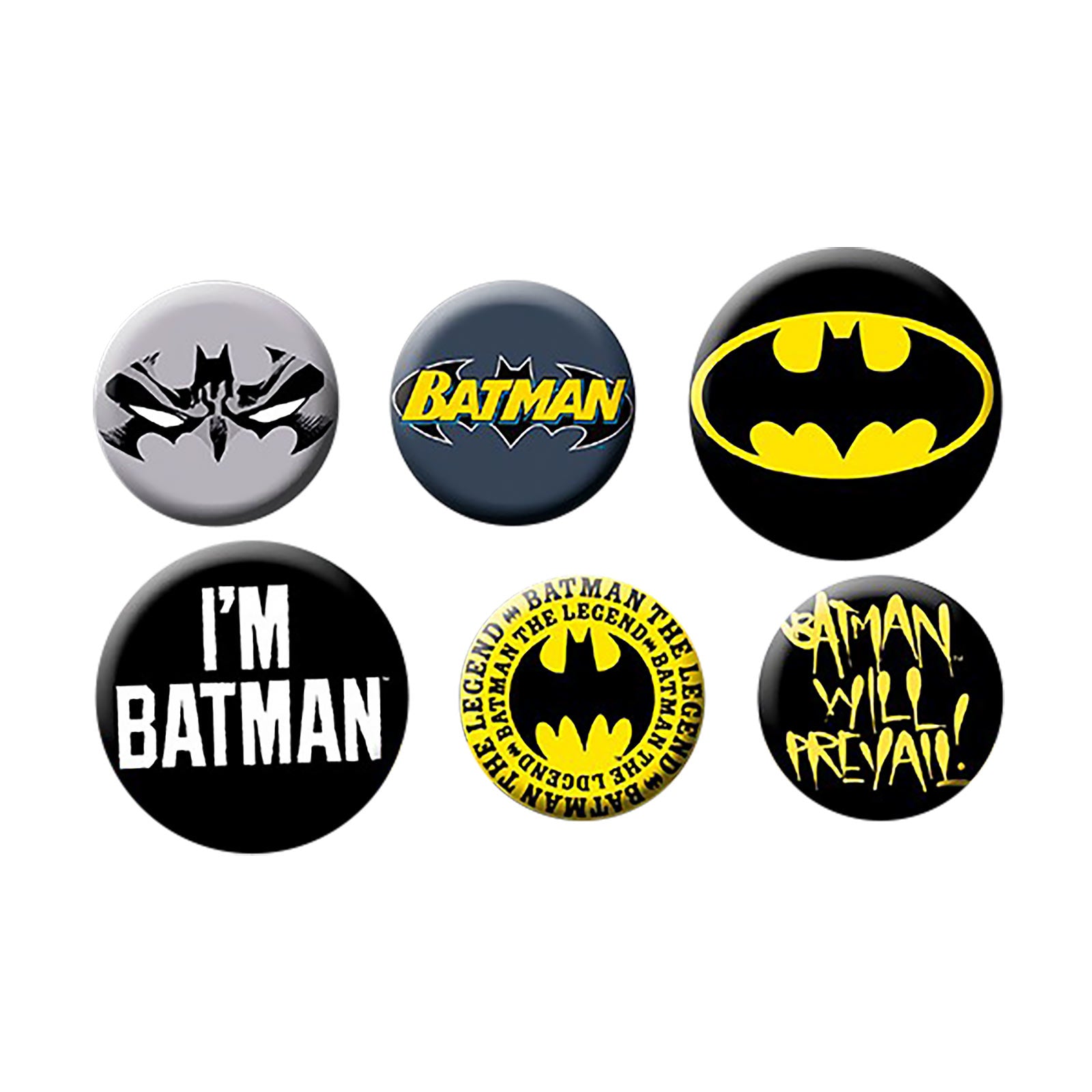 Product image Batman Comics - Symbols Button Set of 6