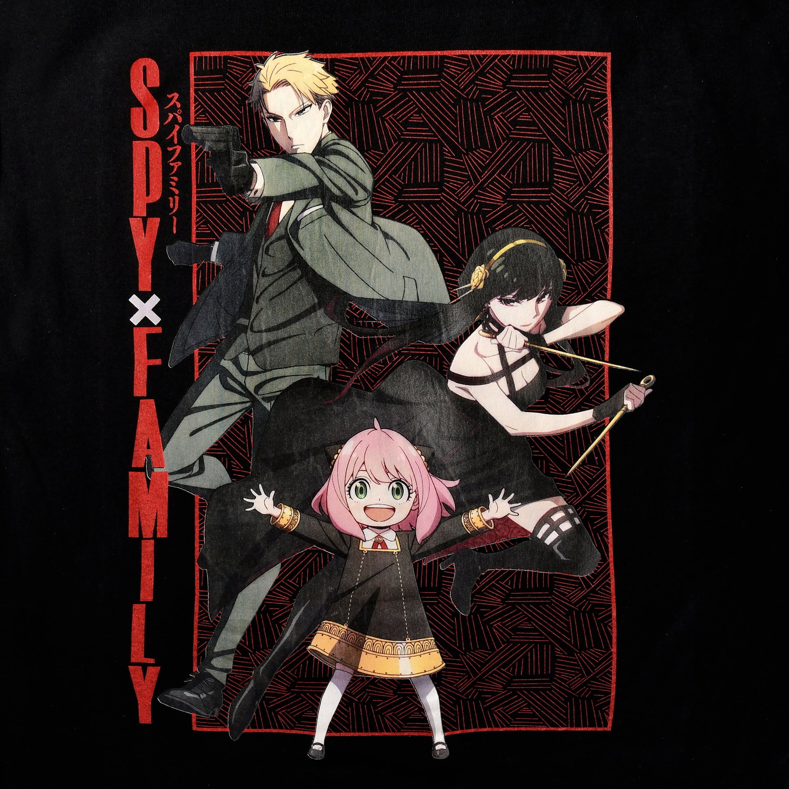 Product image Spy x Family - Group Poster T-Shirt black