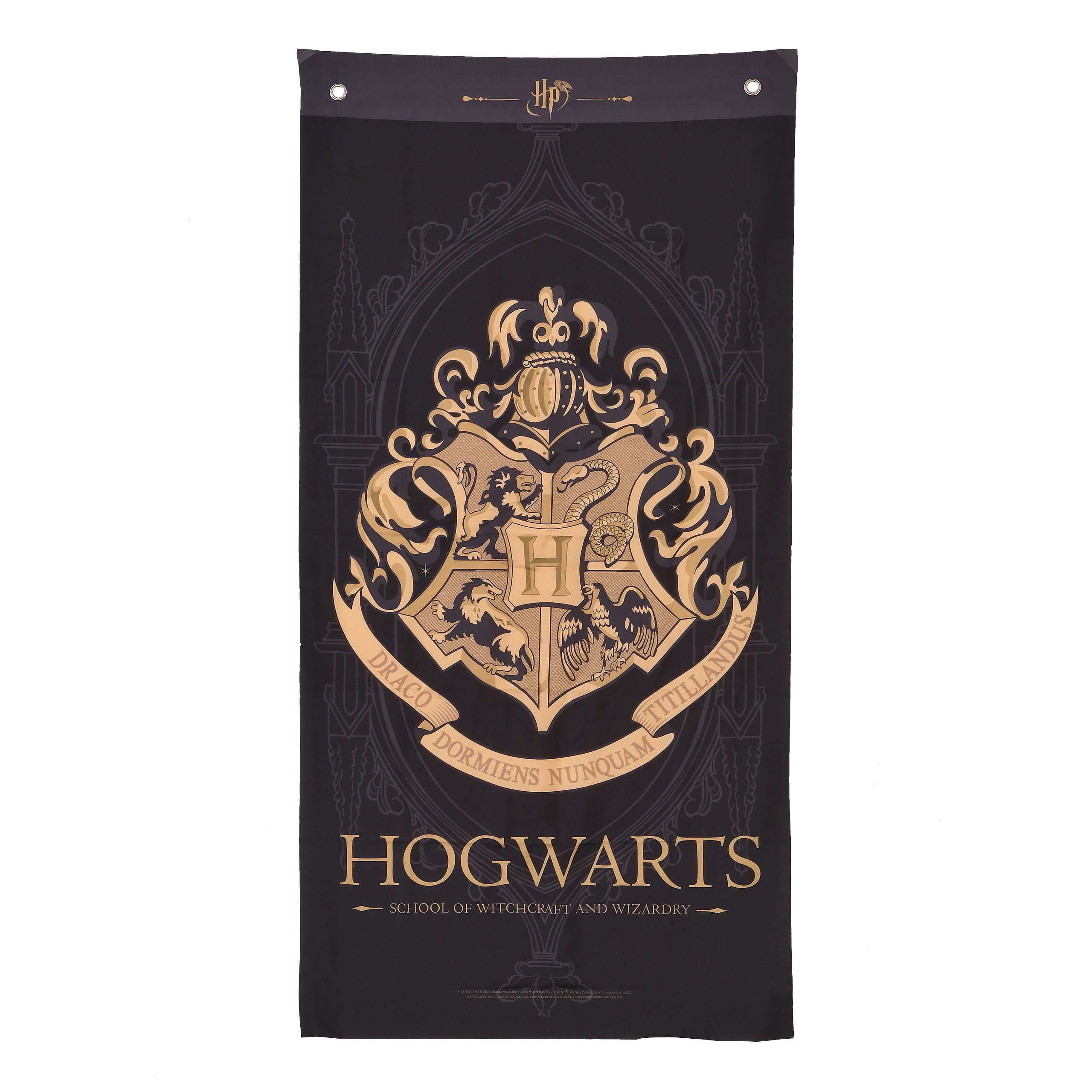 Product image Harry Potter - Hogwarts Crest Wall Scroll Black