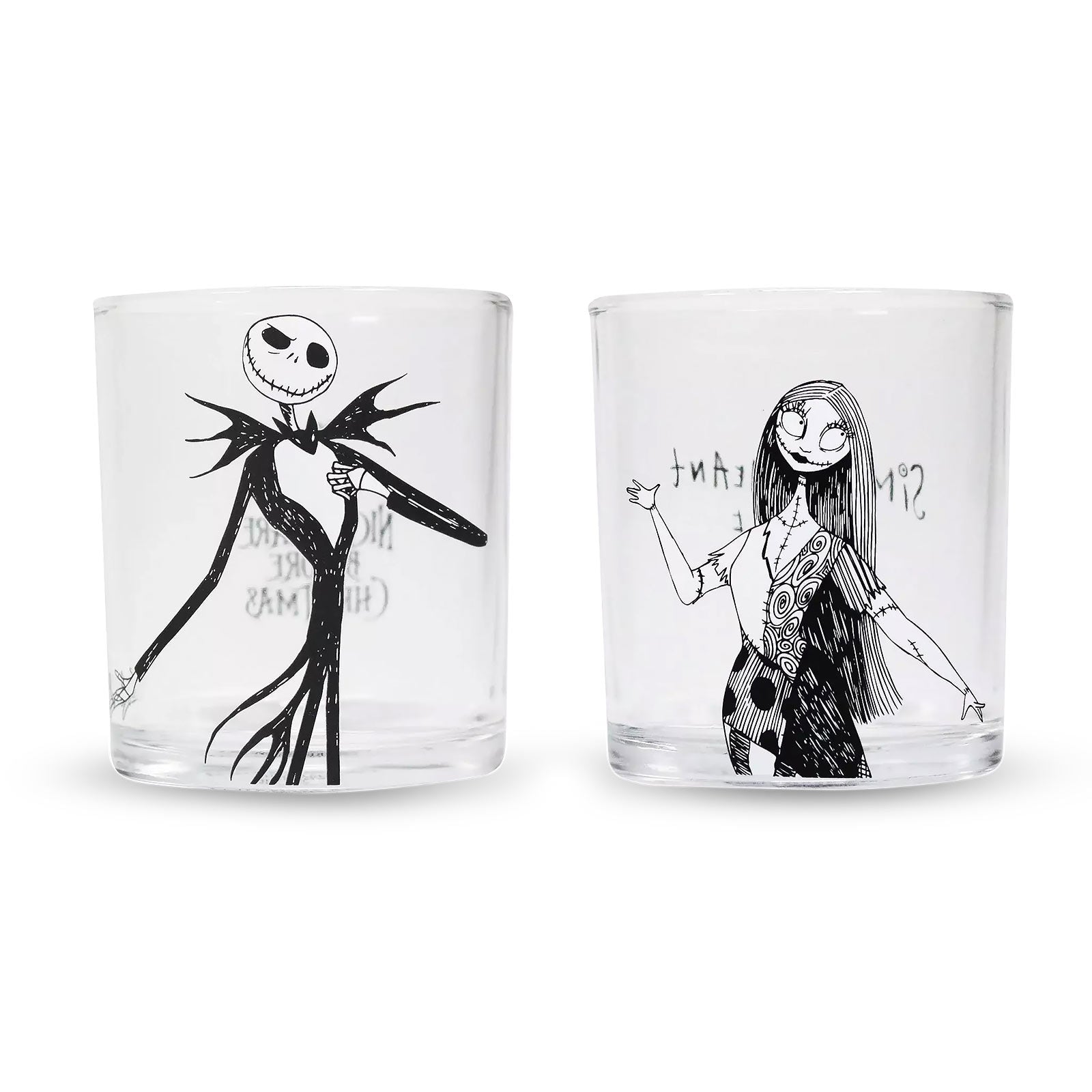 Product image Nightmare Before Christmas - Jack & Sally Glasses Set of 2
