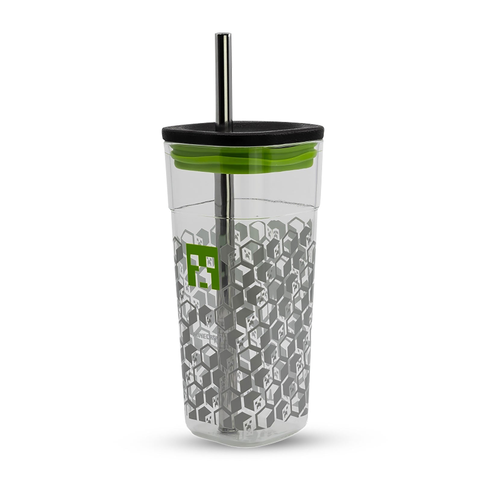 Product image Minecraft - Creeper mug with straw