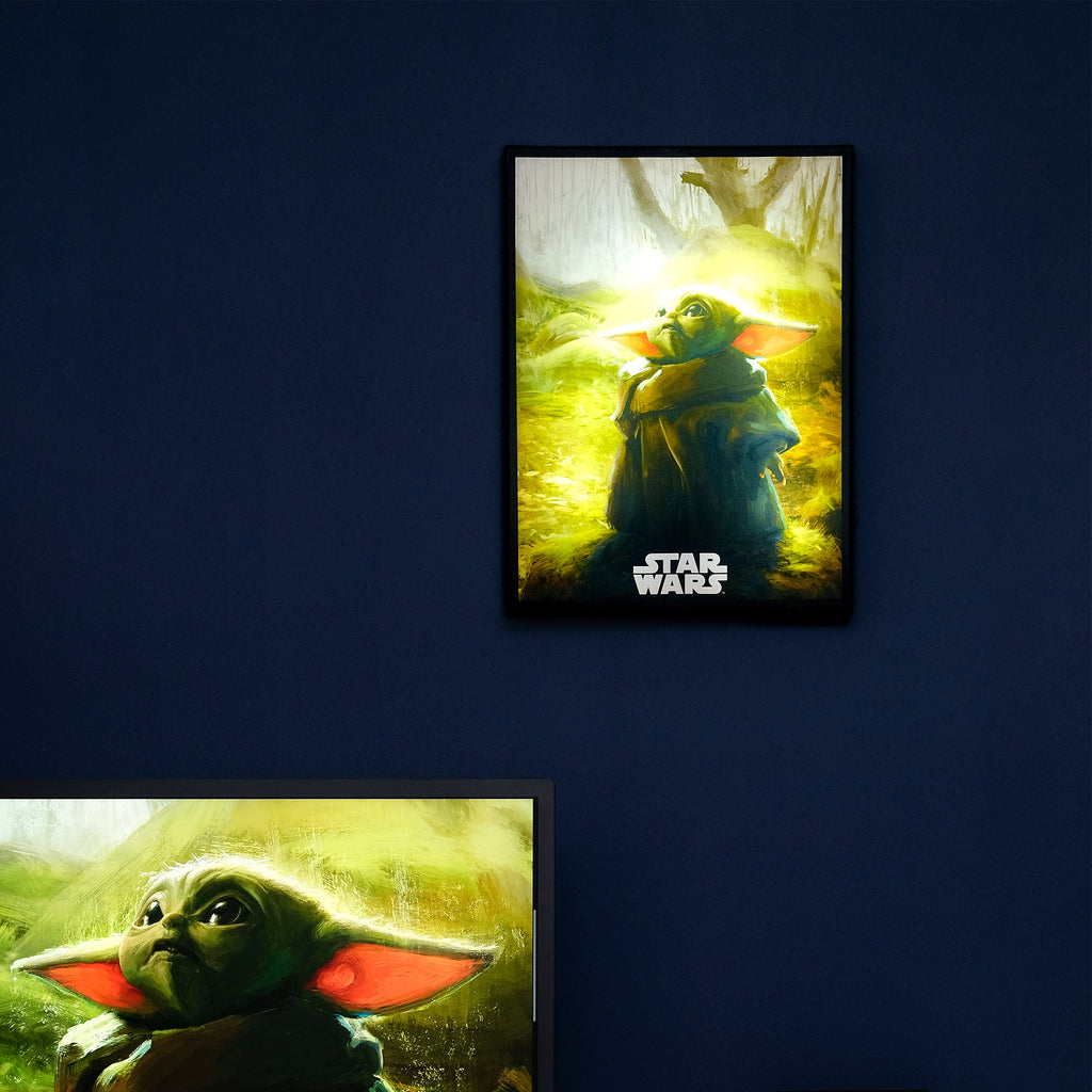 Product image Grogu mural with light - Star Wars The Mandalorian