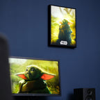 Product image Grogu mural with light - Star Wars The Mandalorian