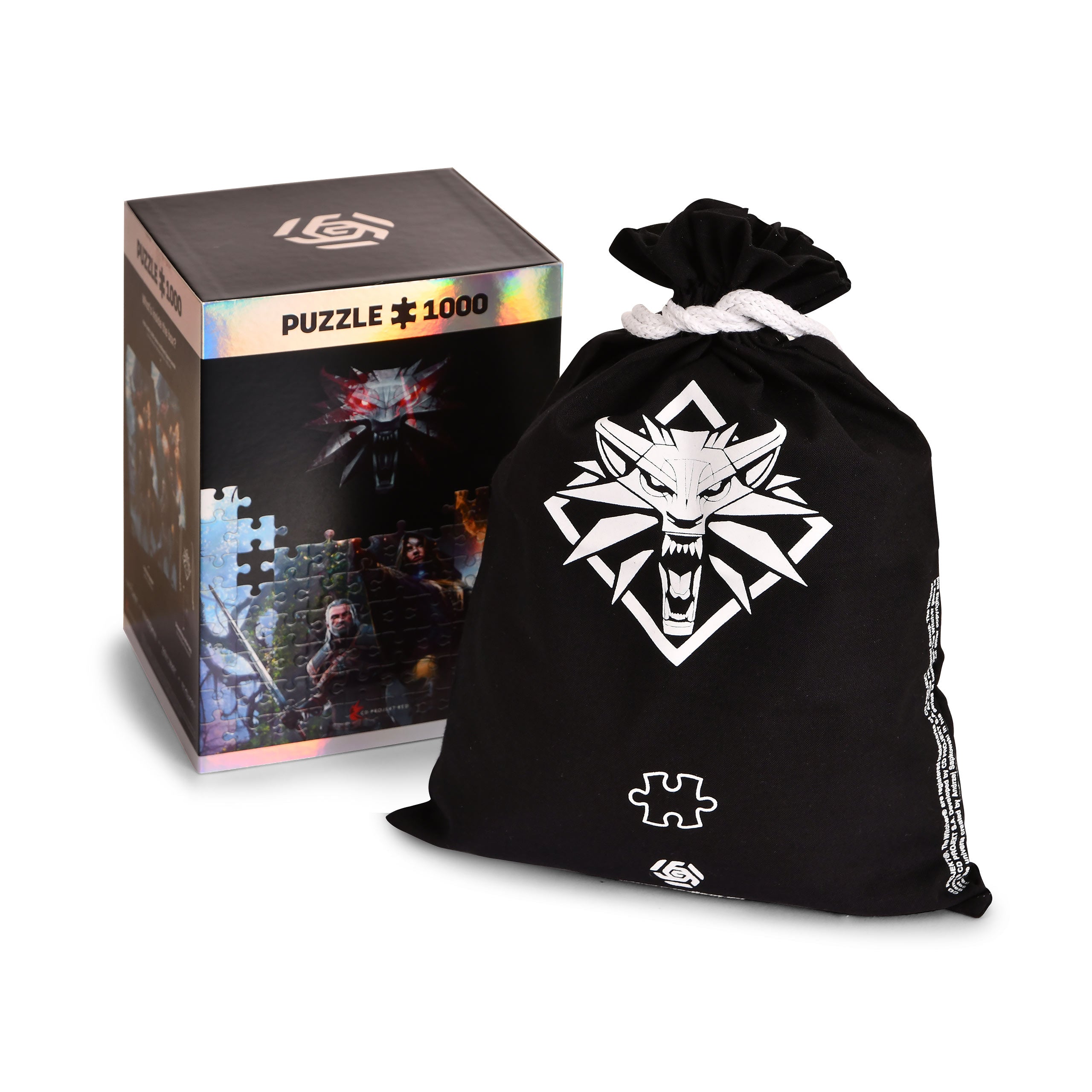 Product image Witcher - Yennefer Puzzle with Logo Cloth Bag