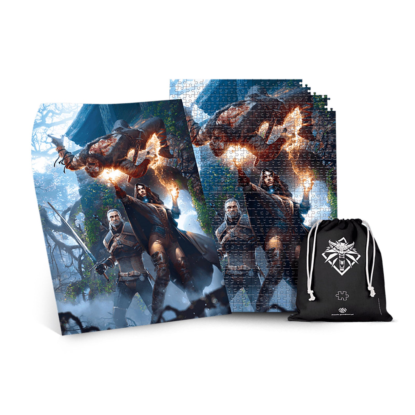 Product image Witcher - Yennefer Puzzle with Logo Cloth Bag