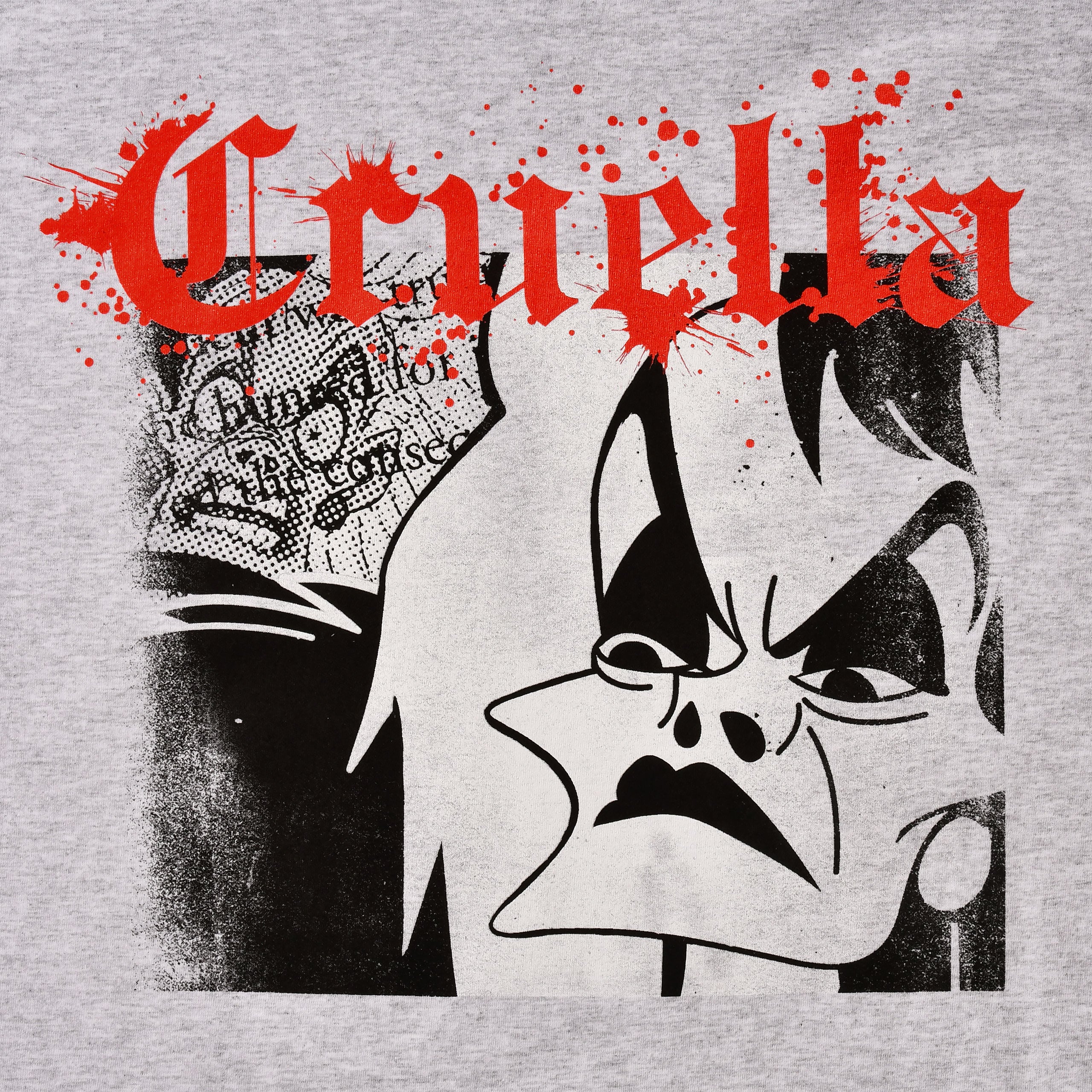 Product image Disney Villains - Splatter Cruella T-Shirt gray