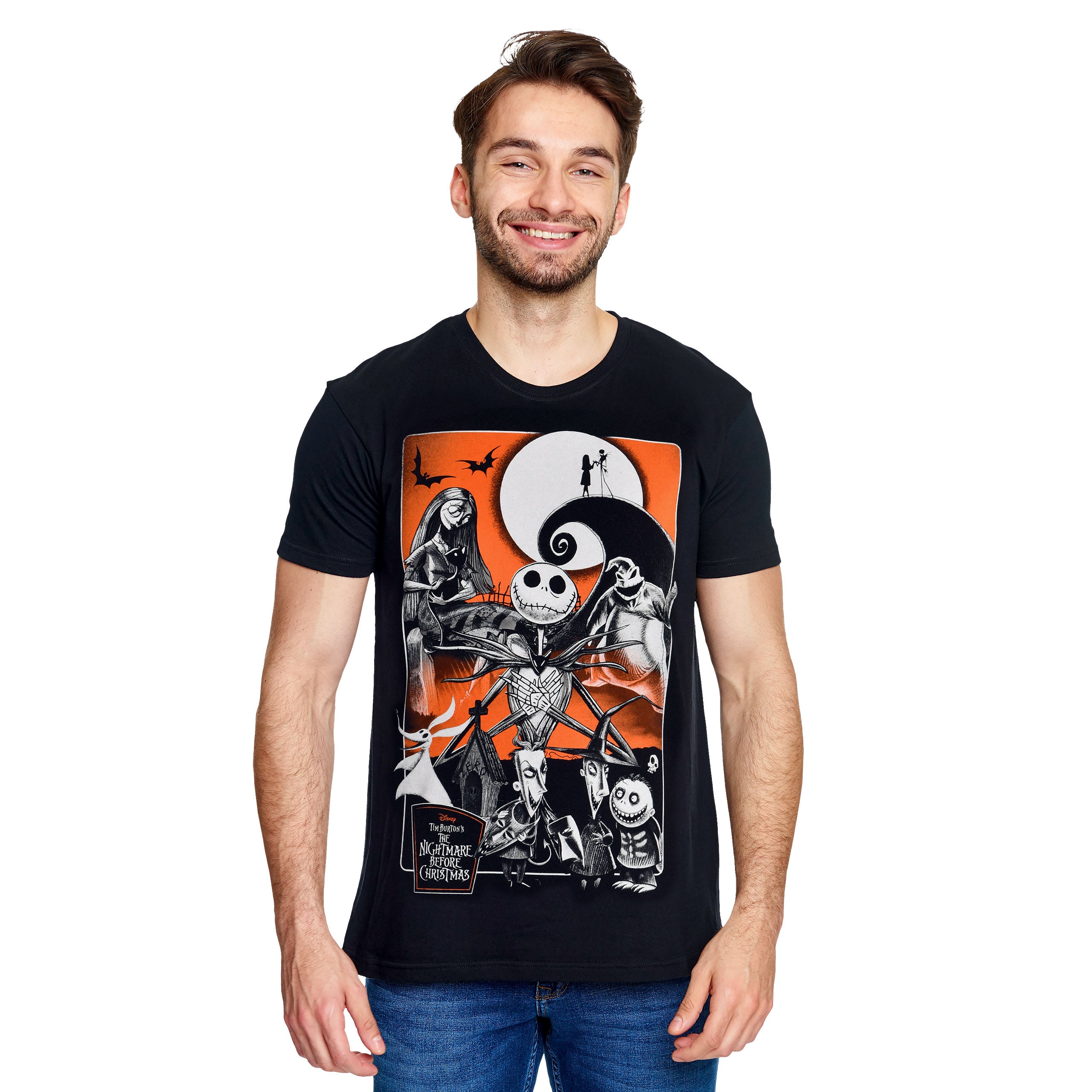 Product image Nightmare Before Christmas - Orange Moon T-Shirt black