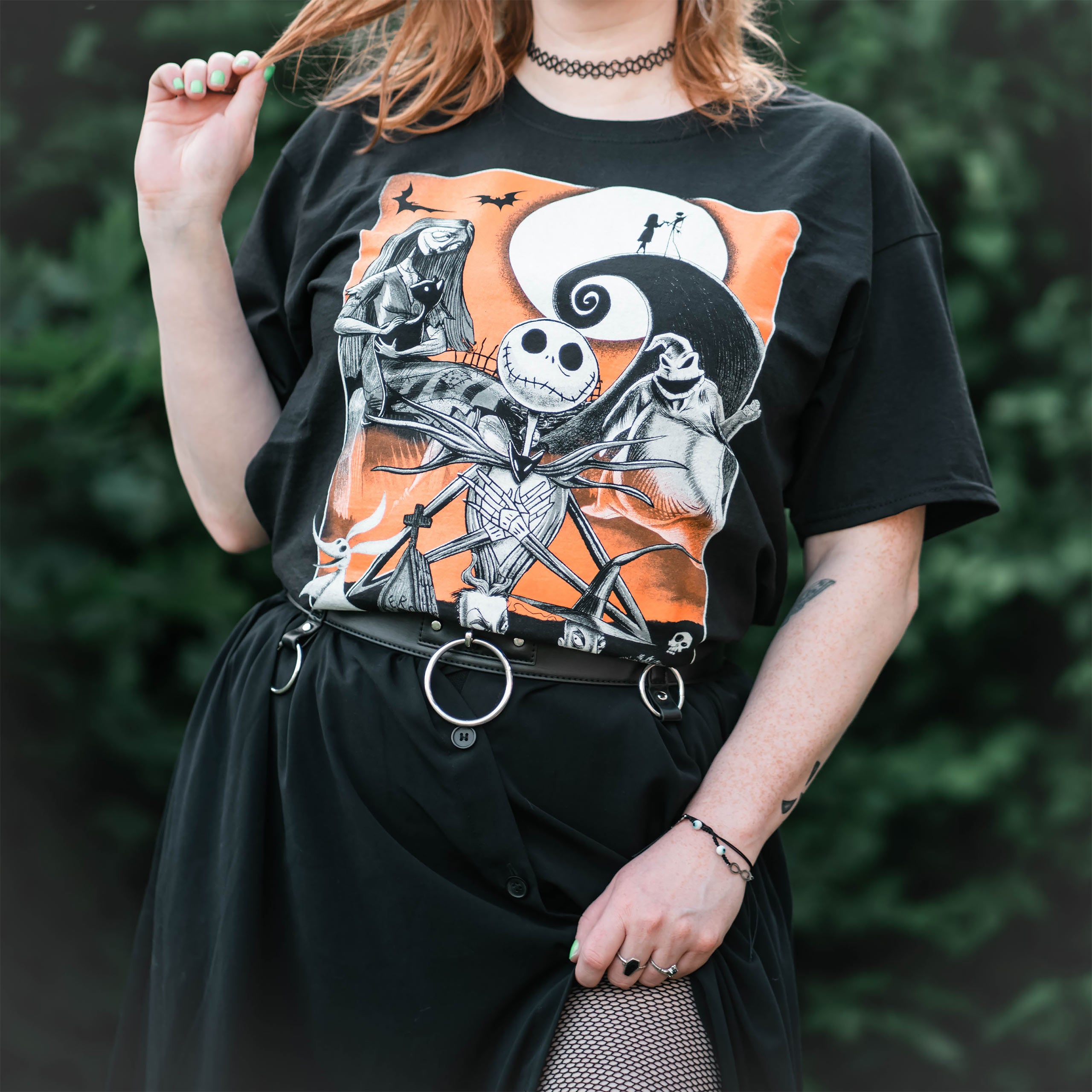Product image Nightmare Before Christmas - Orange Moon T-Shirt black