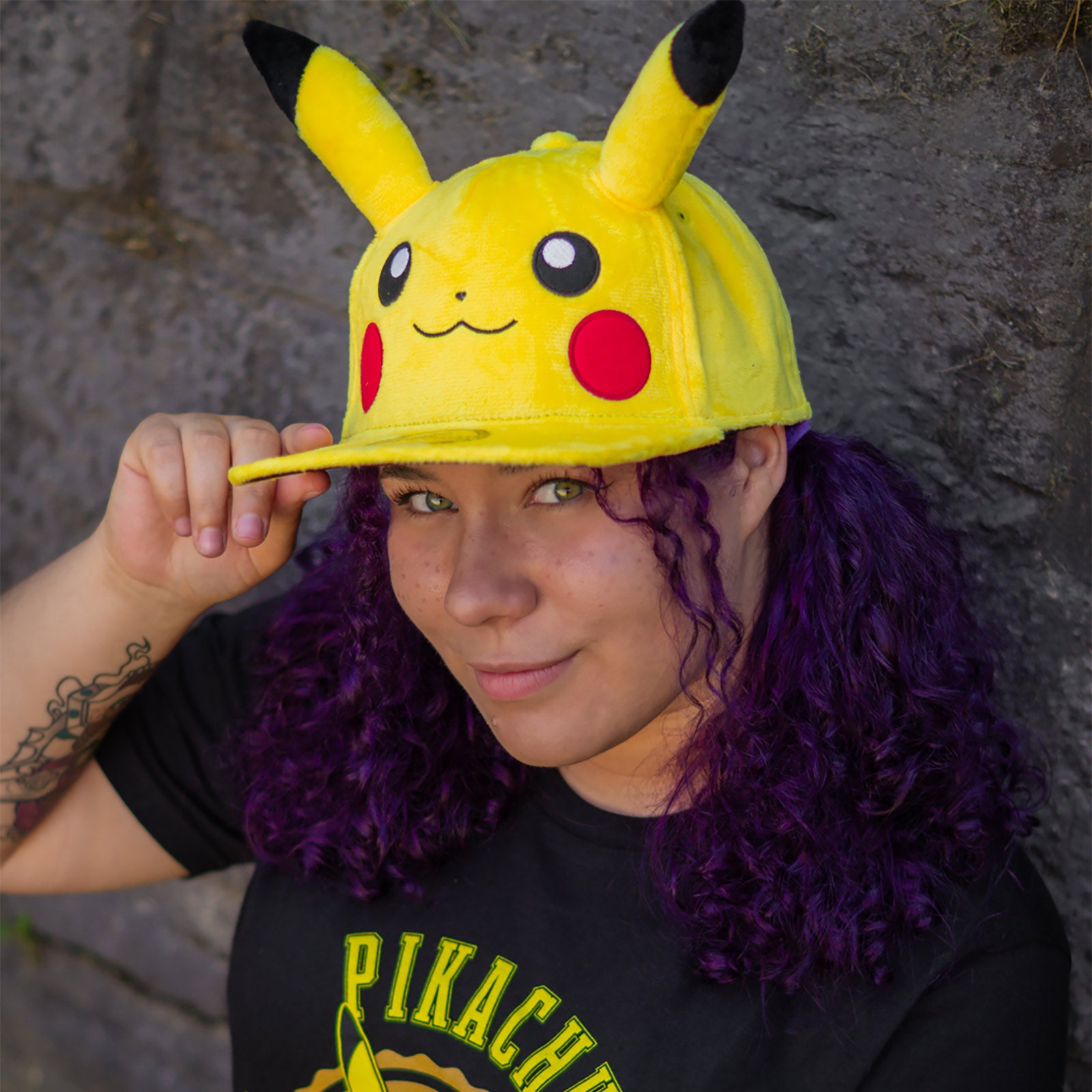 Product image Pokemon - Pikachu Plush Snapback Cap