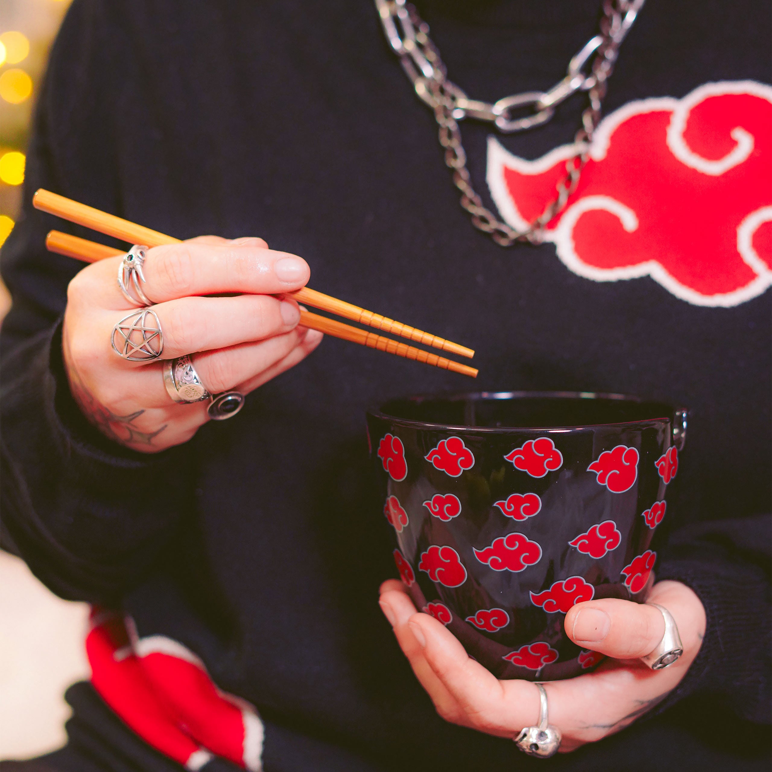 Product image Naruto - Akatsuki Ramen Bowl with Chopsticks