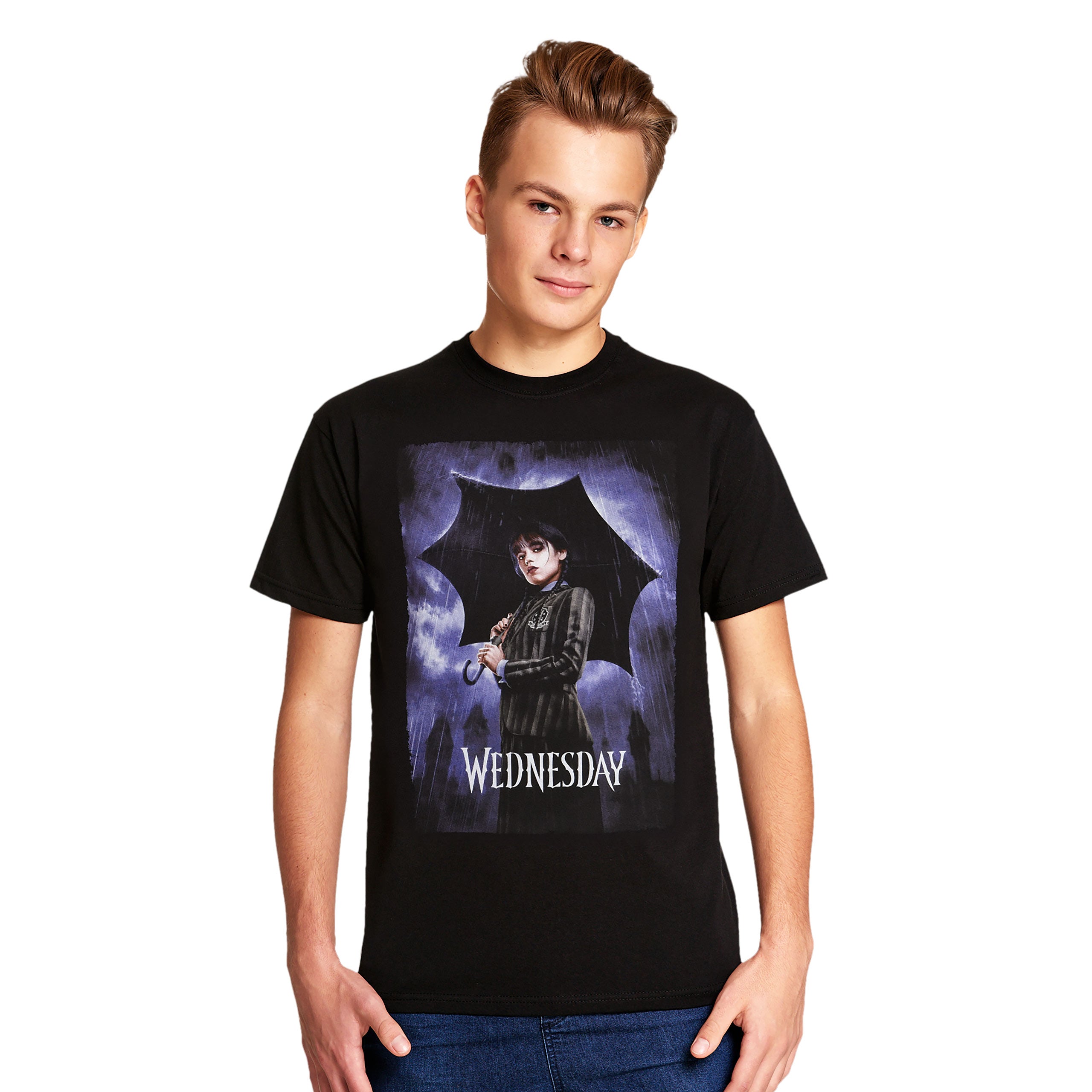 Product image Wednesday - Teaser Poster T-Shirt black