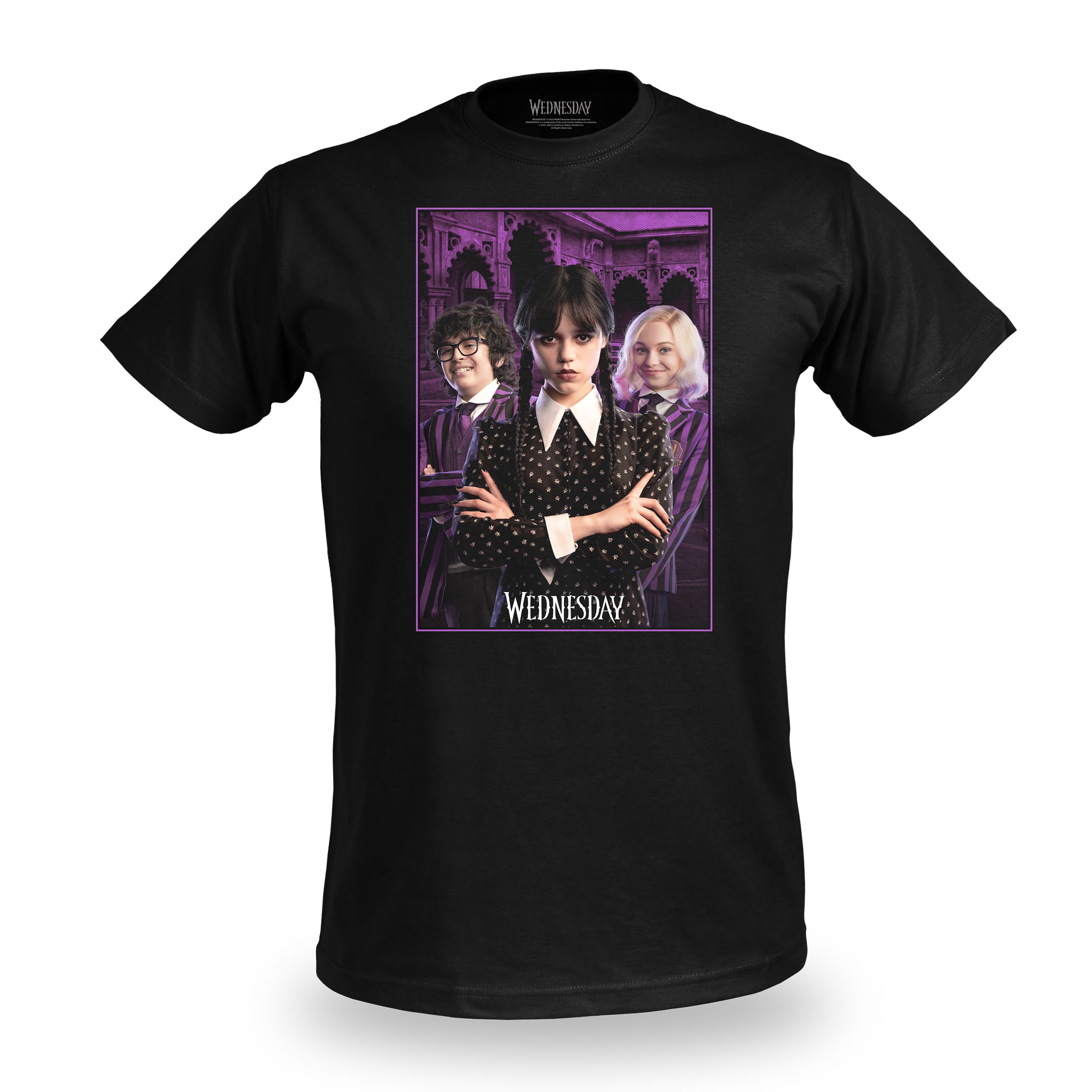 Product image Wednesday with Enid and Eugene Collage T-Shirt black