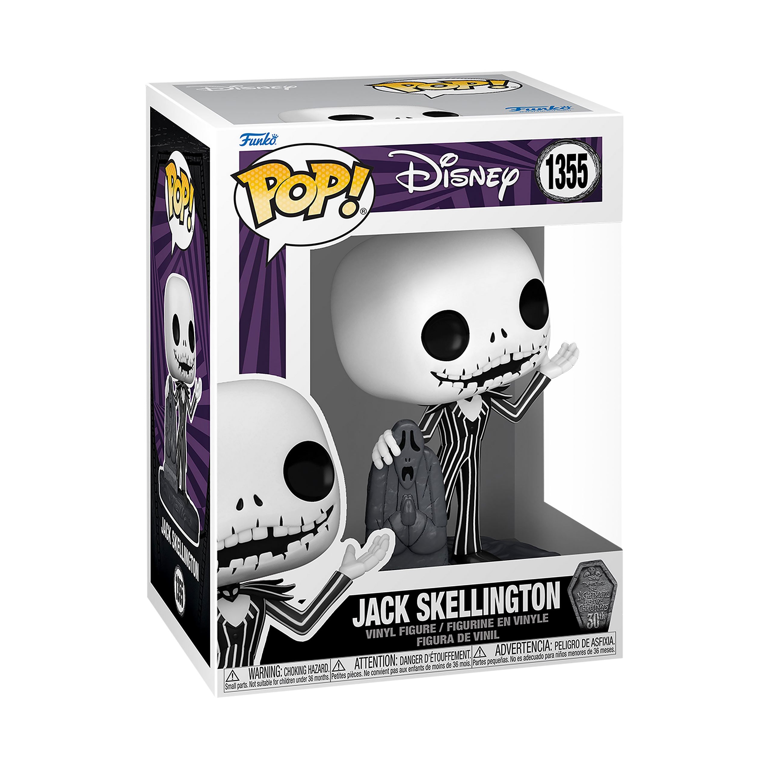 Product image Nightmare Before Christmas - Jack Skellington with Tombstone Funko Pop Figure