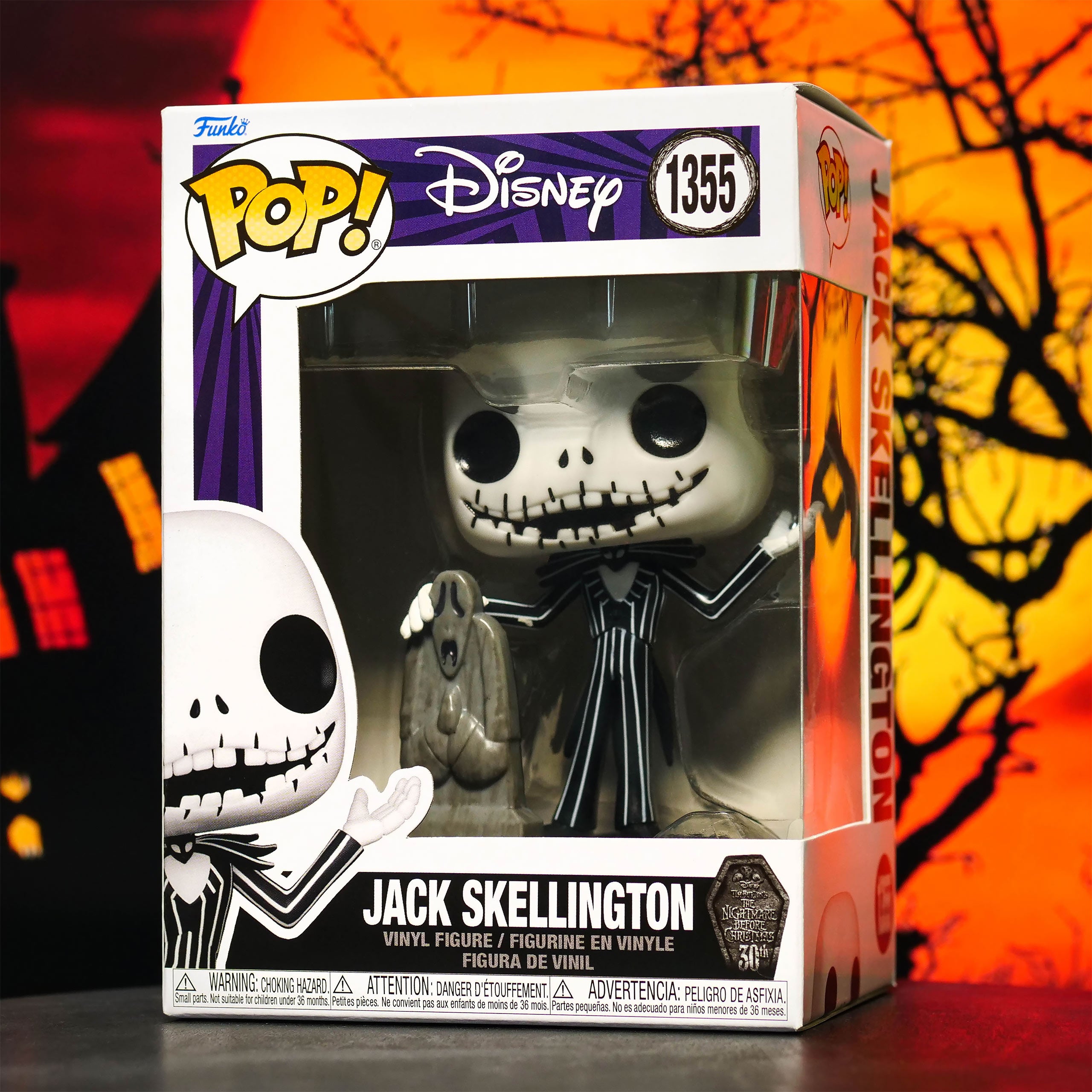Product image Nightmare Before Christmas - Jack Skellington with Tombstone Funko Pop Figure