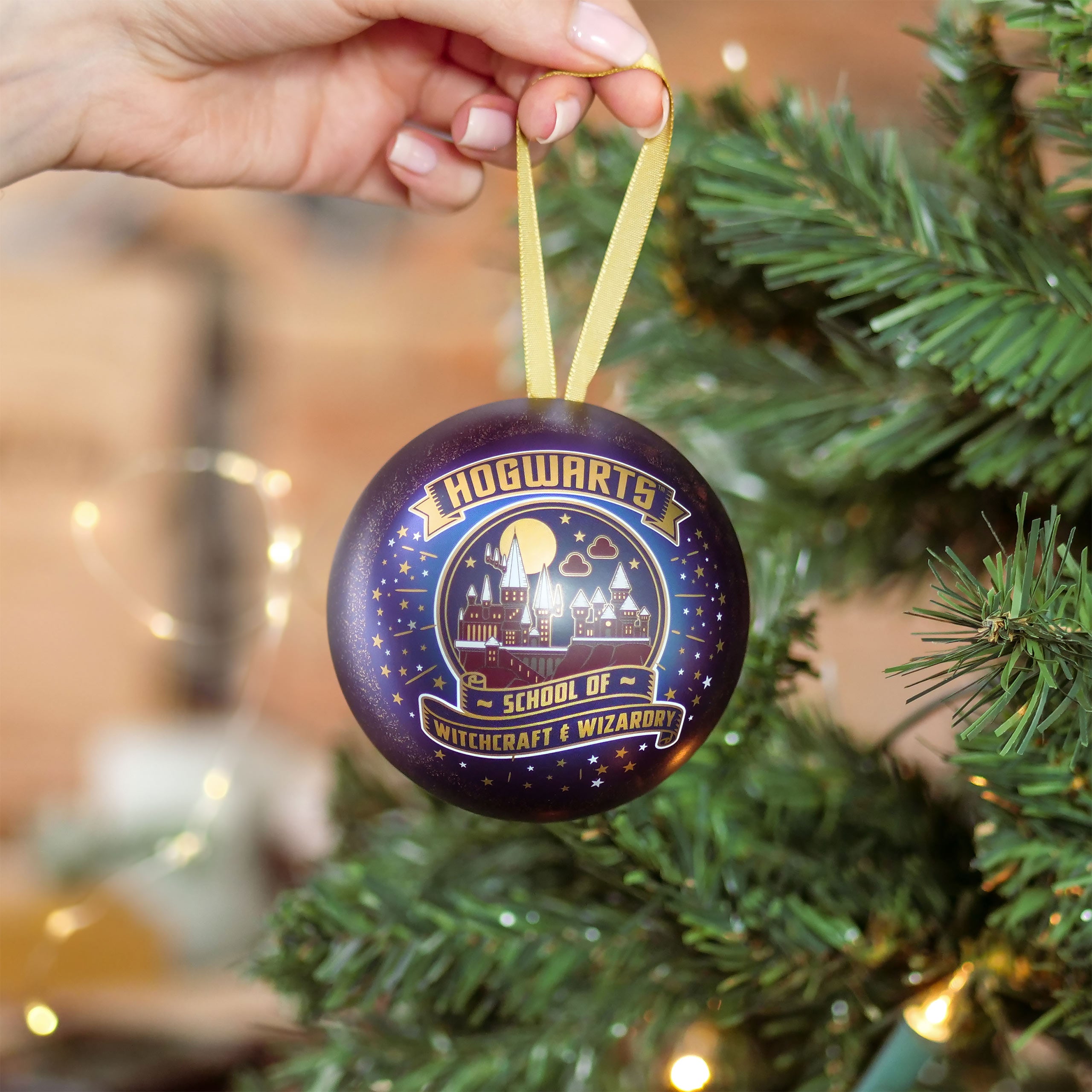 Product image Harry Potter - Hogwarts School of Witchcraft Christmas Bauble with Necklace