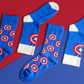 Product image Captain America - Shield Logo Socks 2 Pair Set Blue