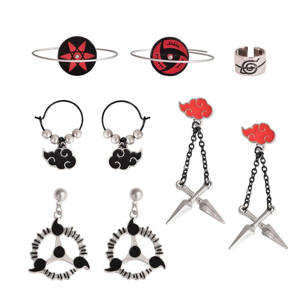 Product image Naruto Shippuden - Icons Earrings 4-piece set