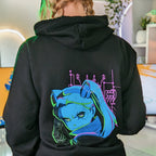 Product image Cyberpunk Edgerunners - Rebecca Neon Hoodie Black