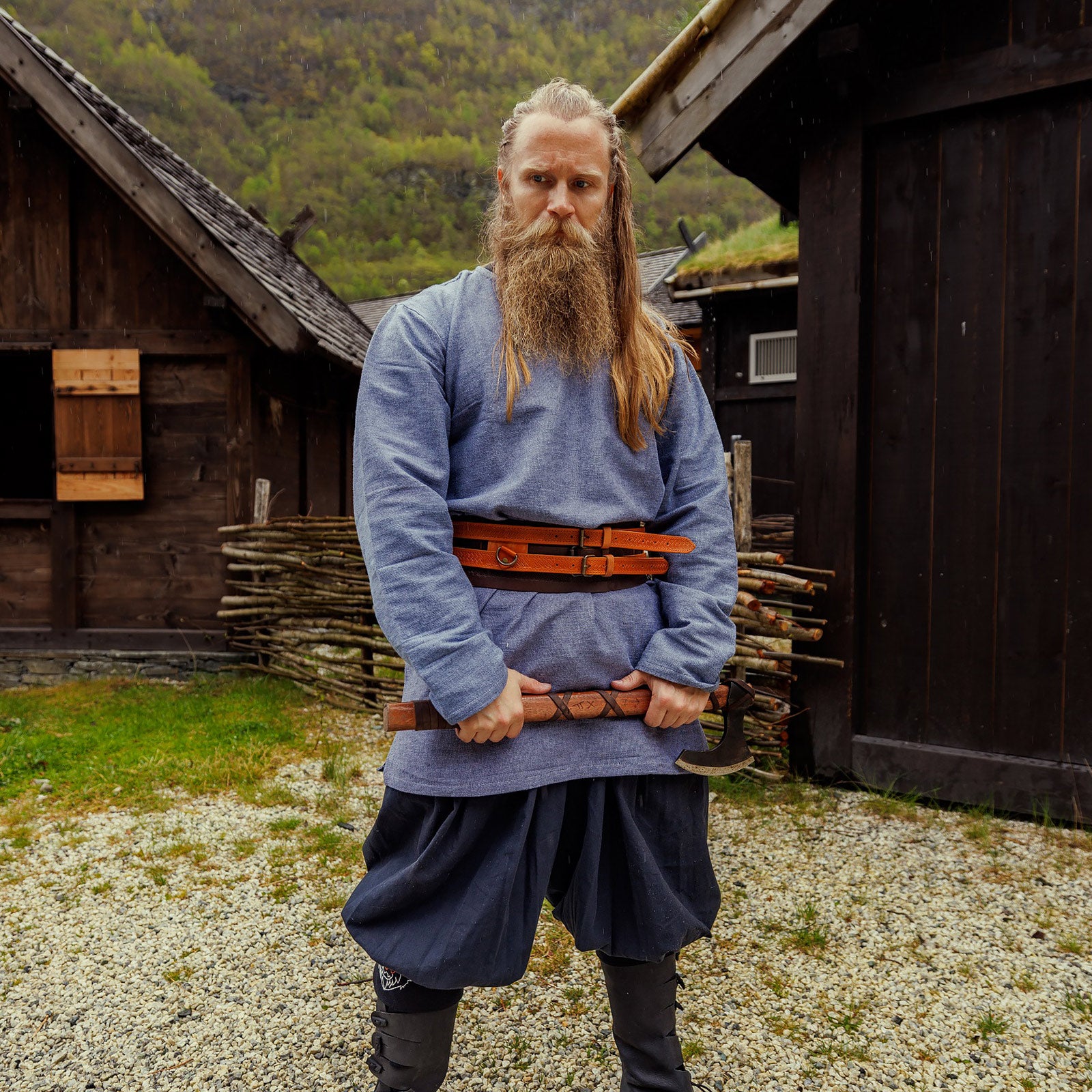 Product image Viking tunic Torsten blue-gray