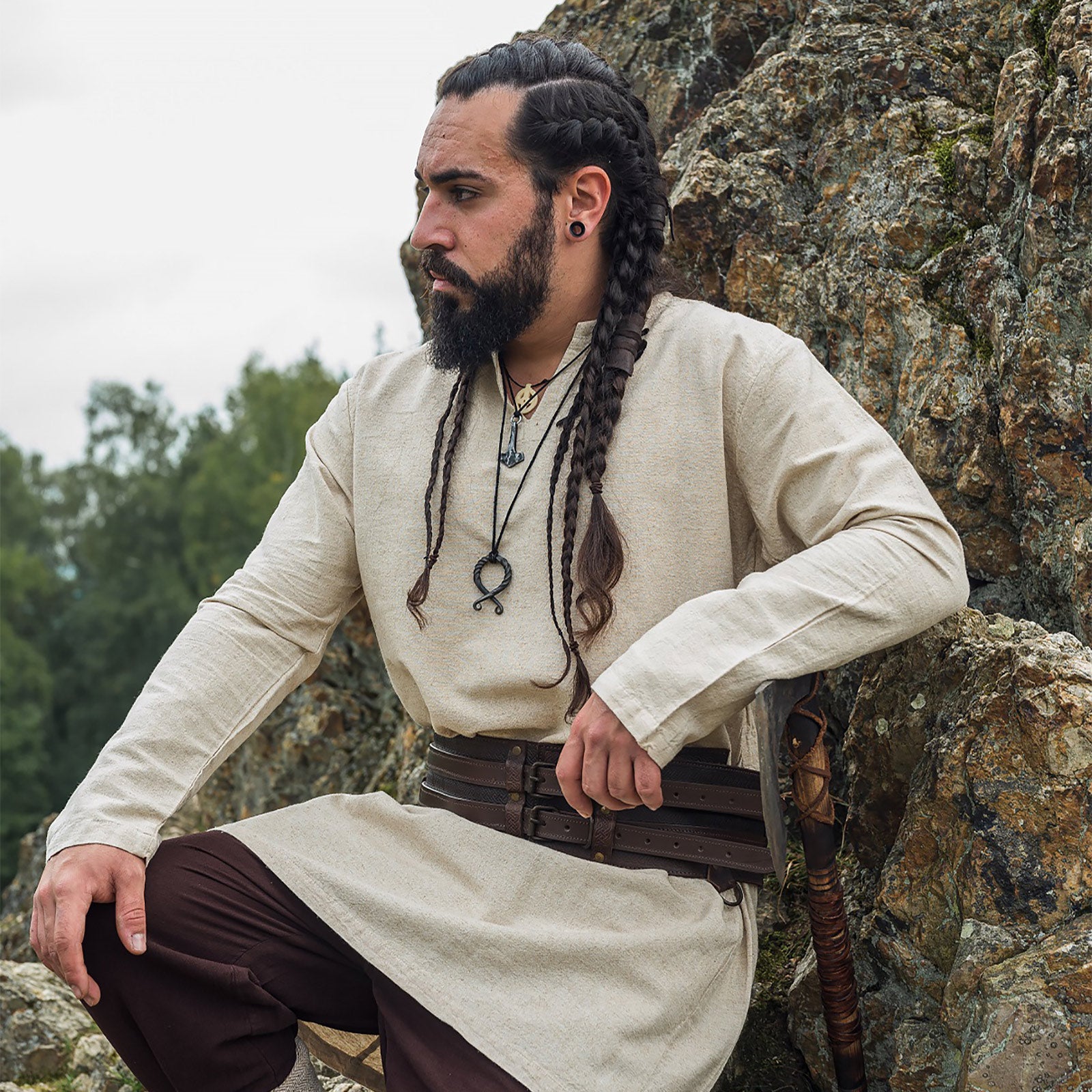 Product image Medieval Tunic Ragnar Beige