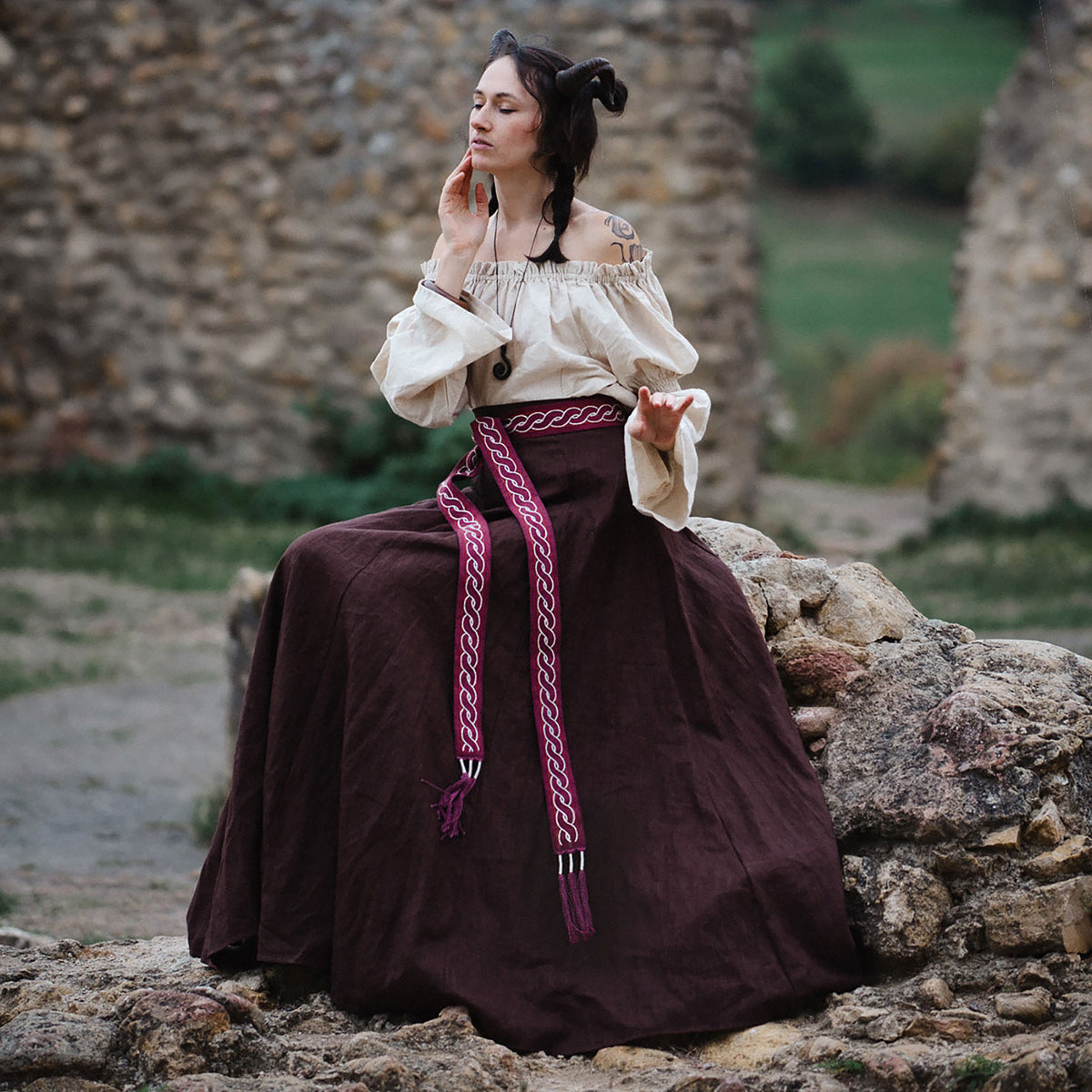Product image Medieval Belt Elina red