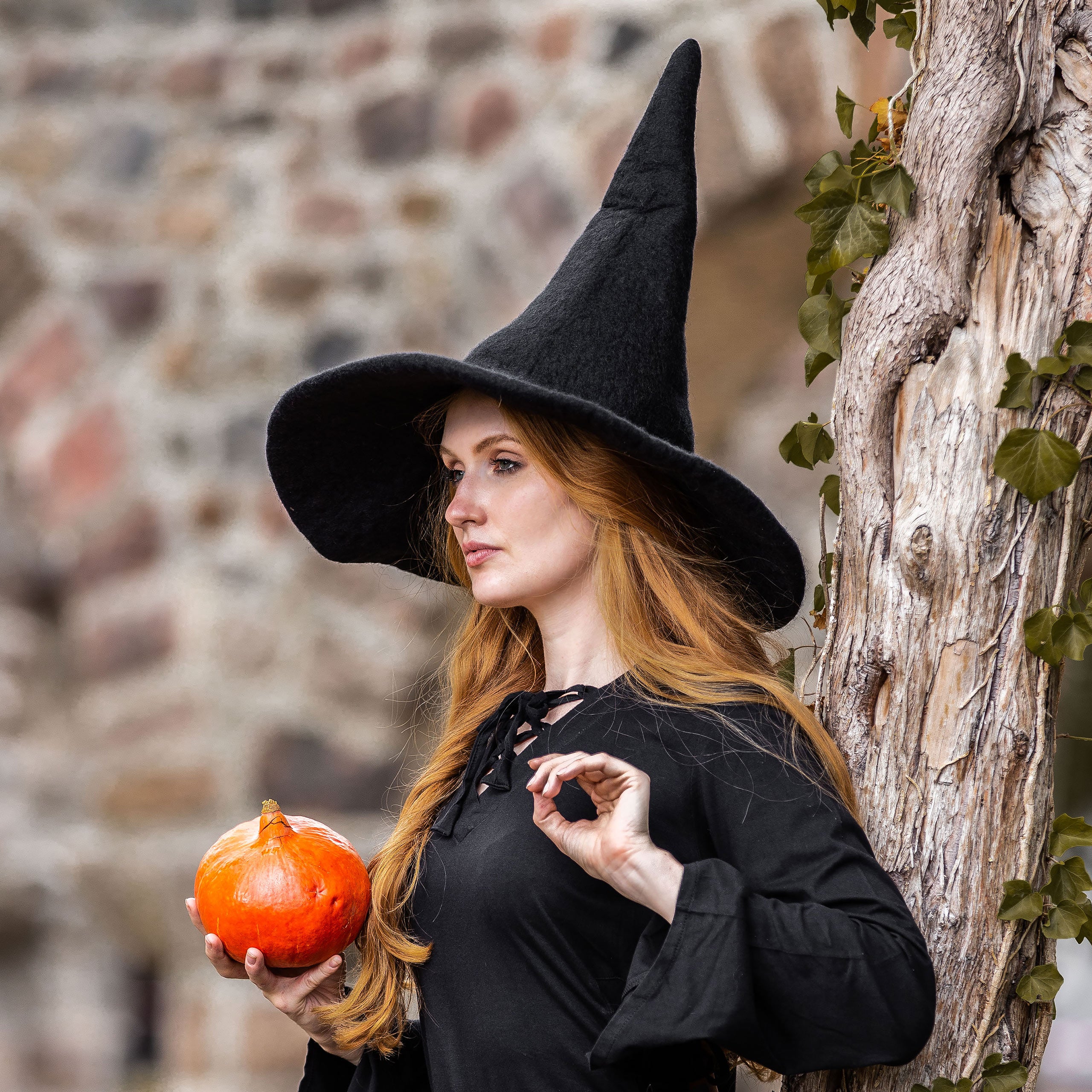 Product image Medieval Pointed Hat Agata Black