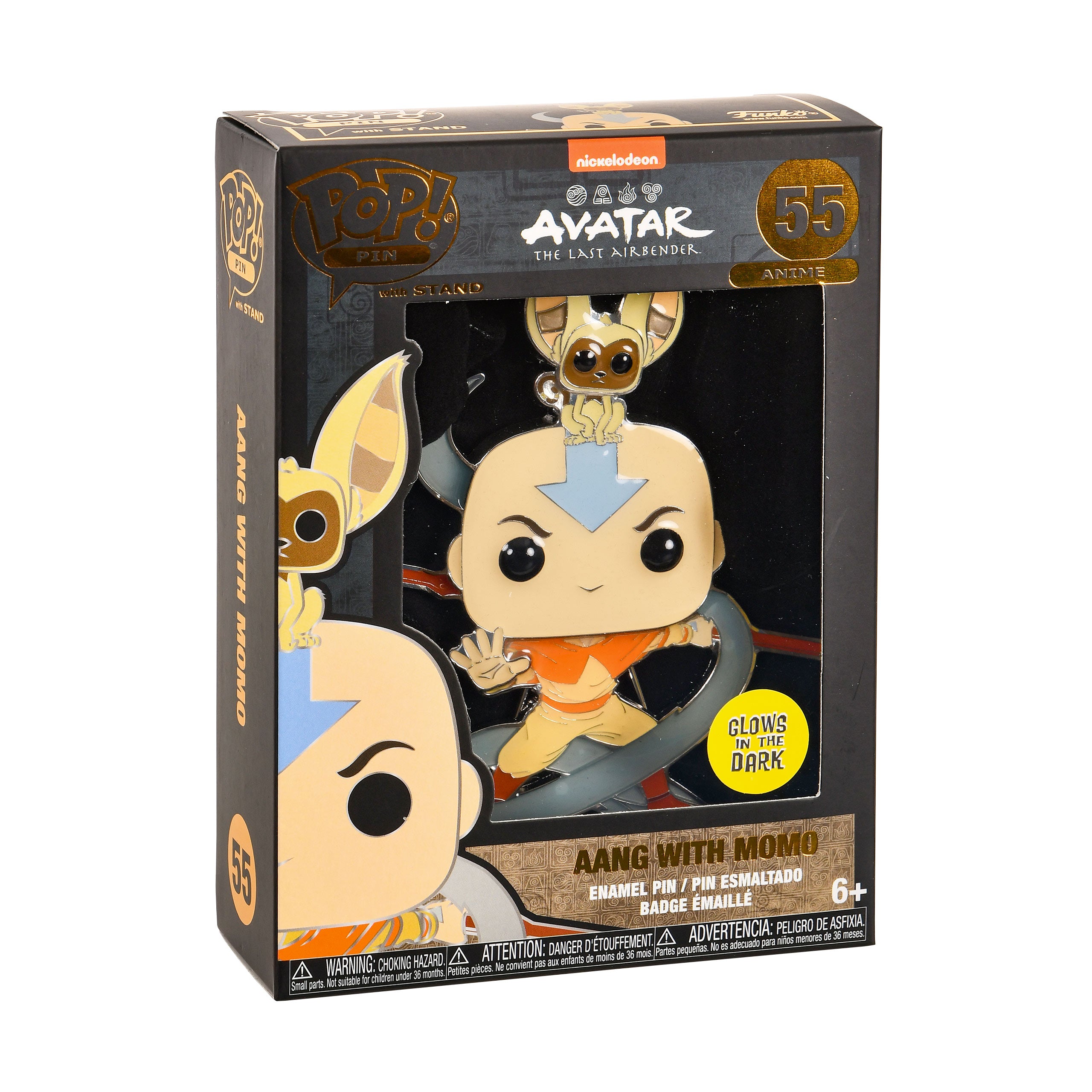 Product image Avatar- Aang Glow in the Dark Funko Pop Pin 11 cm