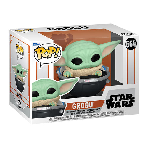 Product image Grogu in Stroller Funko Pop Bobblehead Figure - Star Wars The Mandalorian