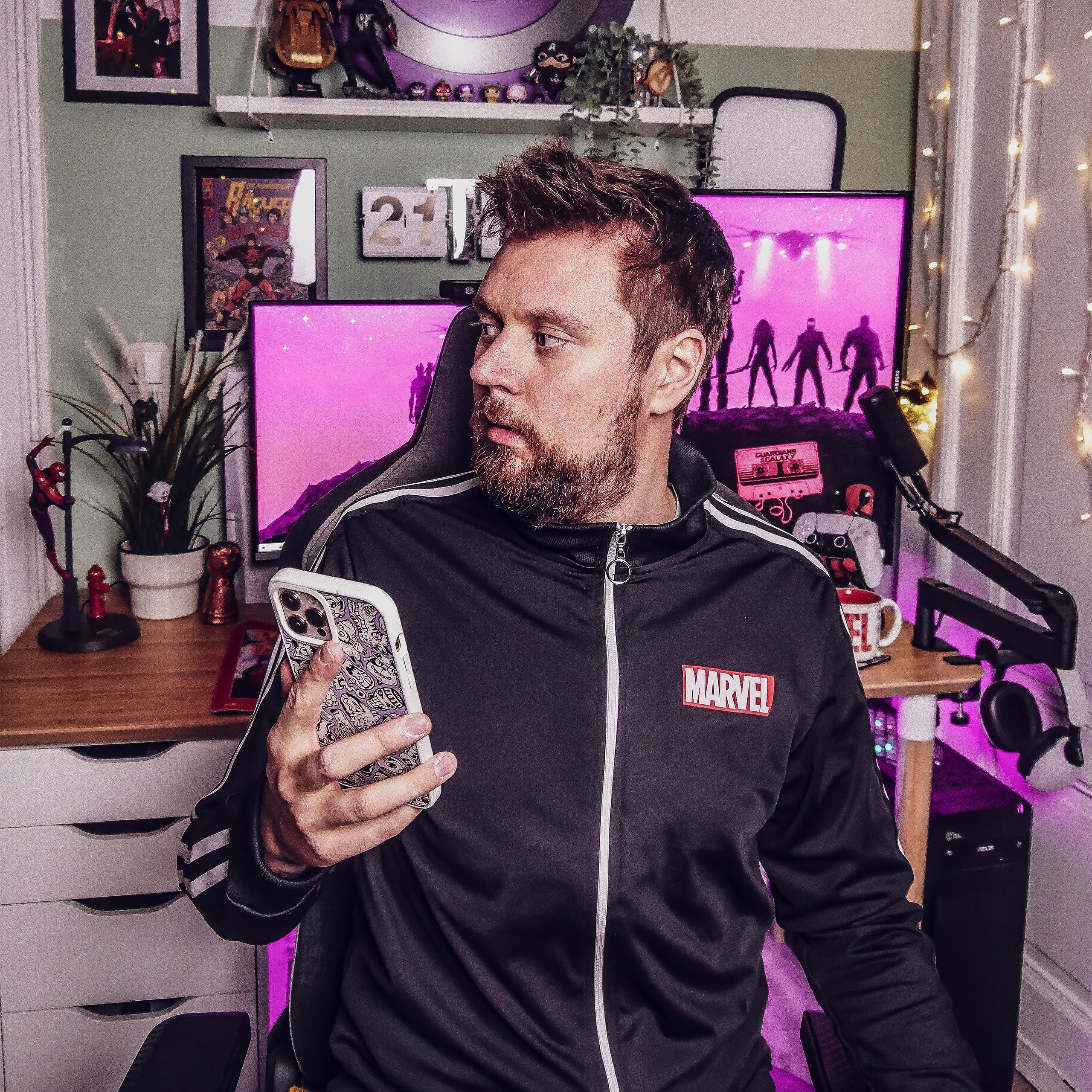Product image Marvel - Logo Tracksuit Black