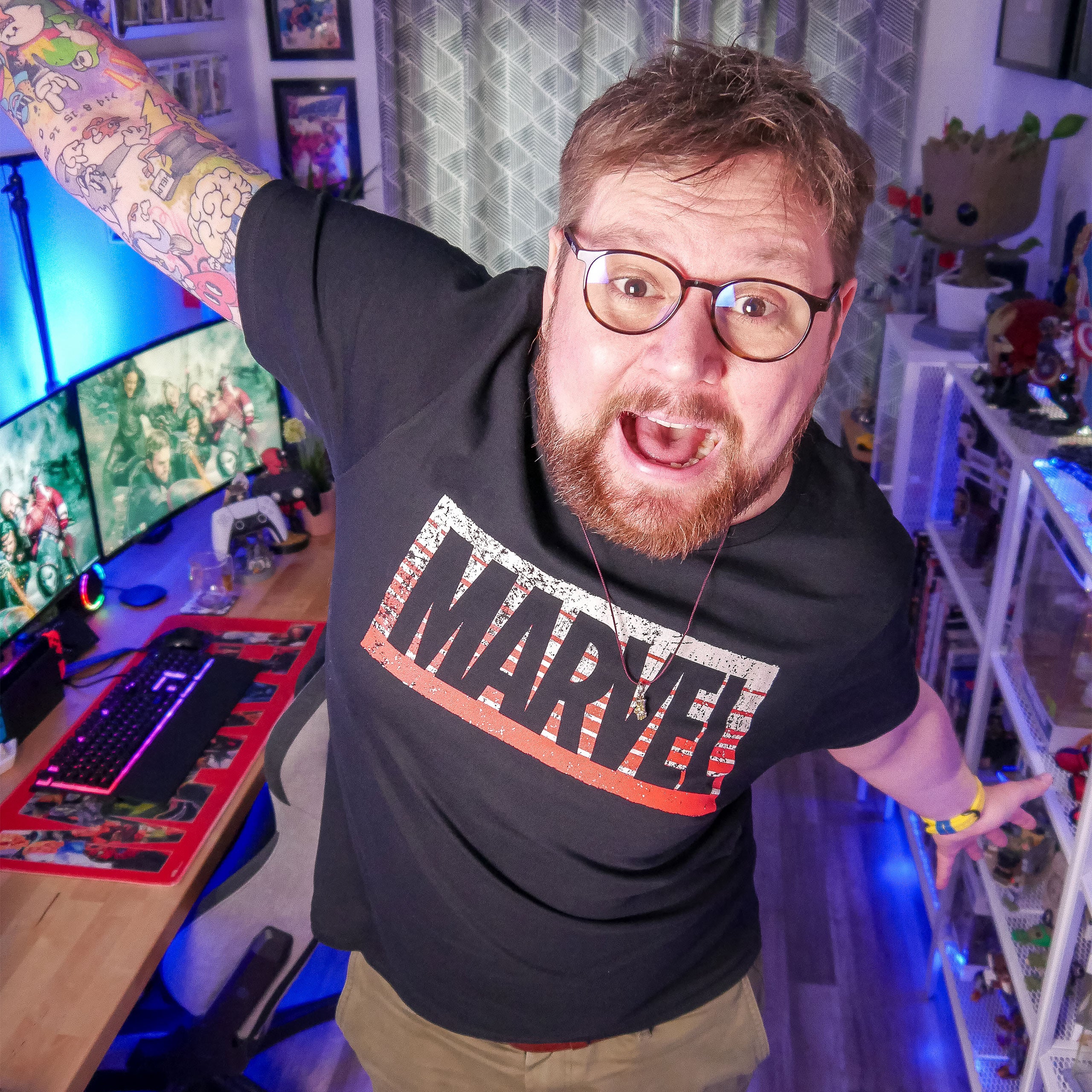 Product image Marvel - Guardians Logo Shirt black