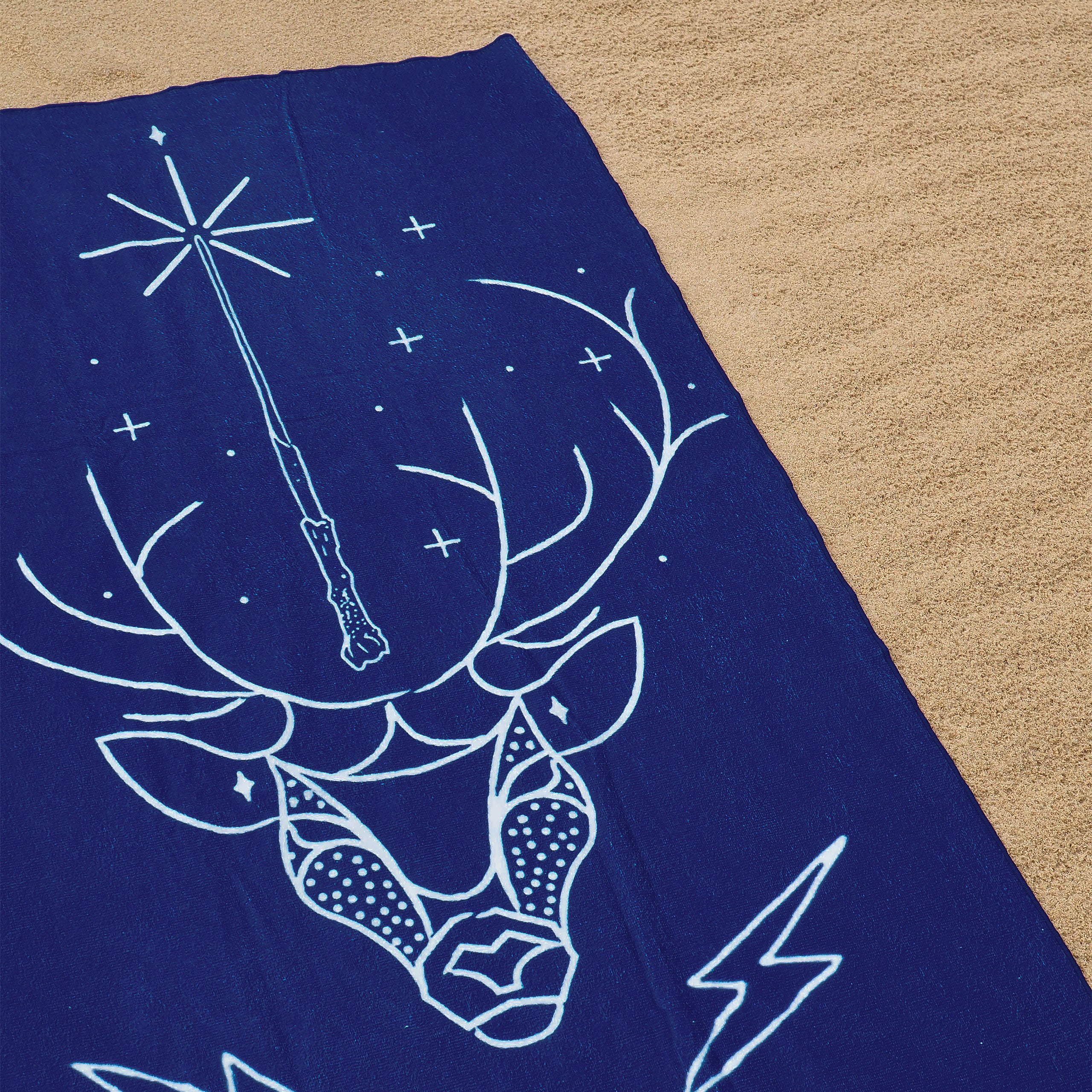 Product image Expecto Patronum towel blue - Harry Potter