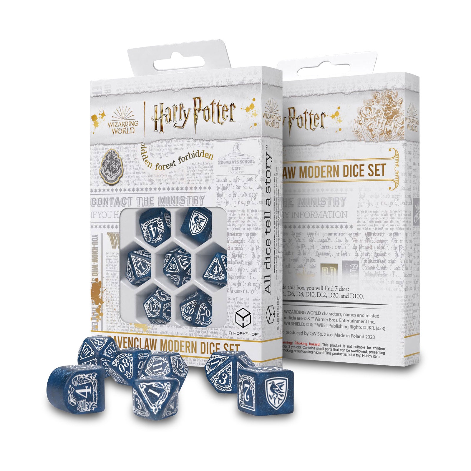 Product image Harry Potter - Ravenclaw RPG Dice Set 7pcs blue