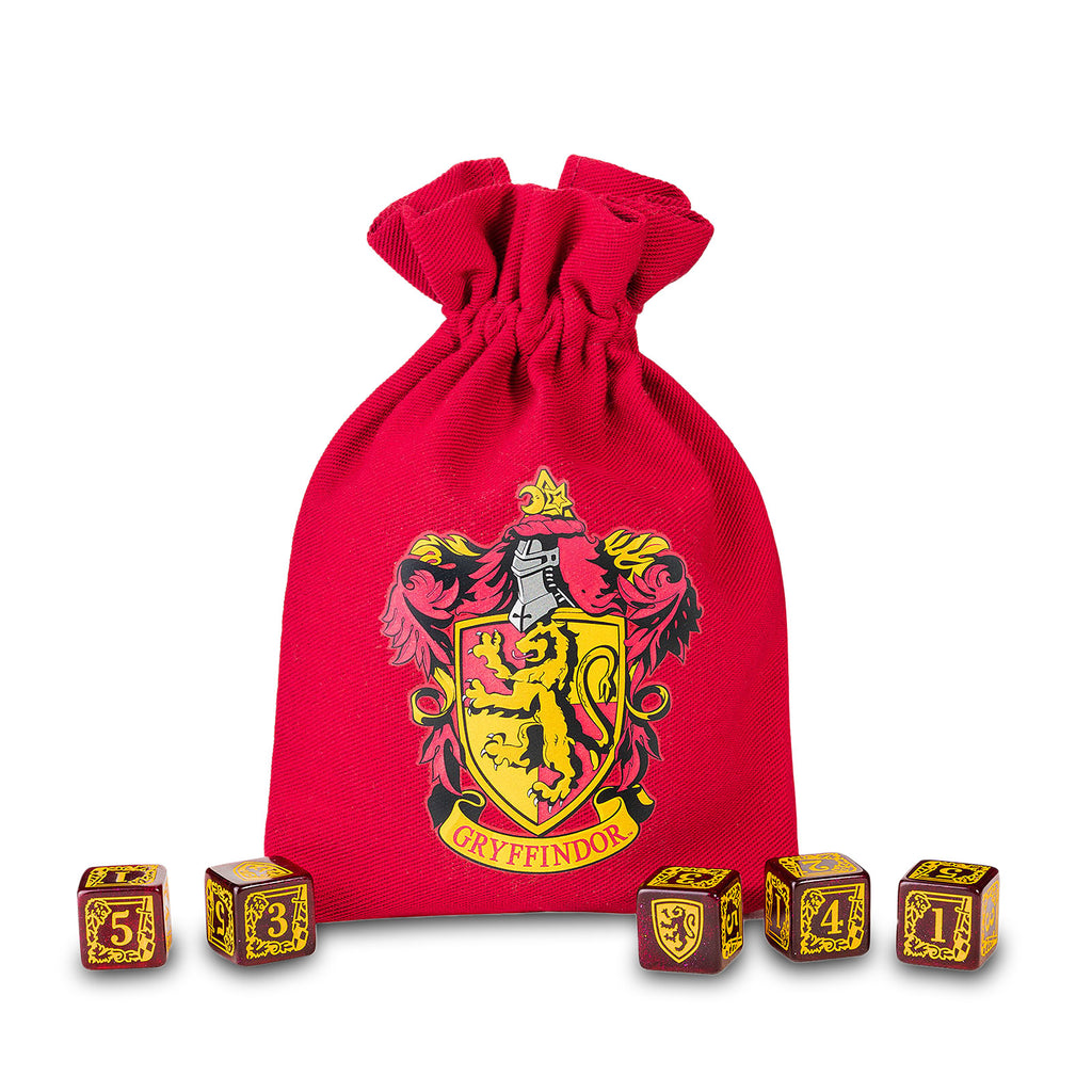 Product image Harry Potter - Gryffindor RPG Dice Set 5pcs with Dice Bag Red