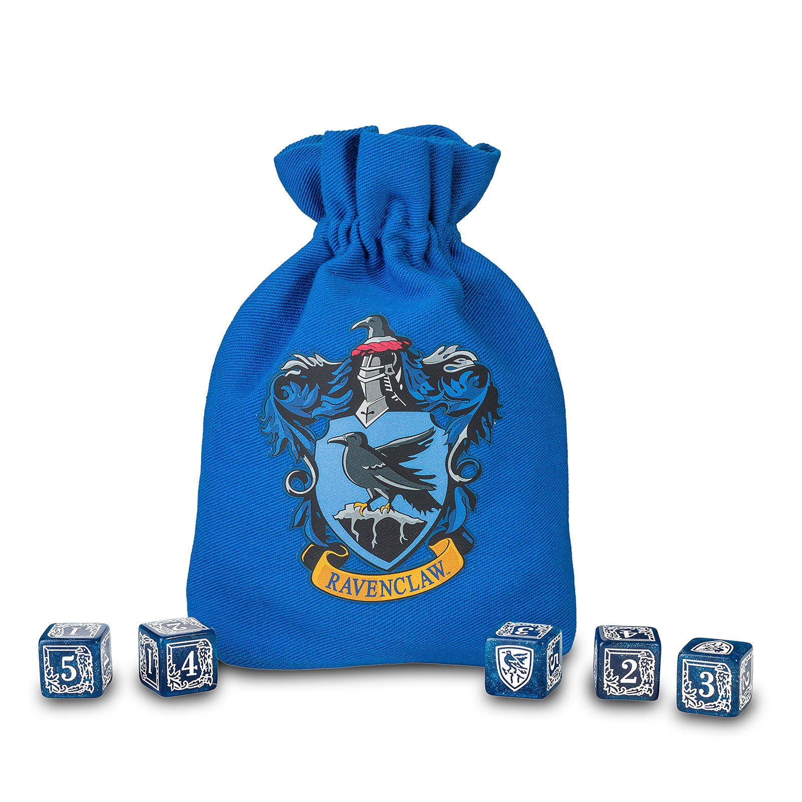 Product image Harry Potter - Ravenclaw RPG Dice Set 5pcs with Dice Bag Blue